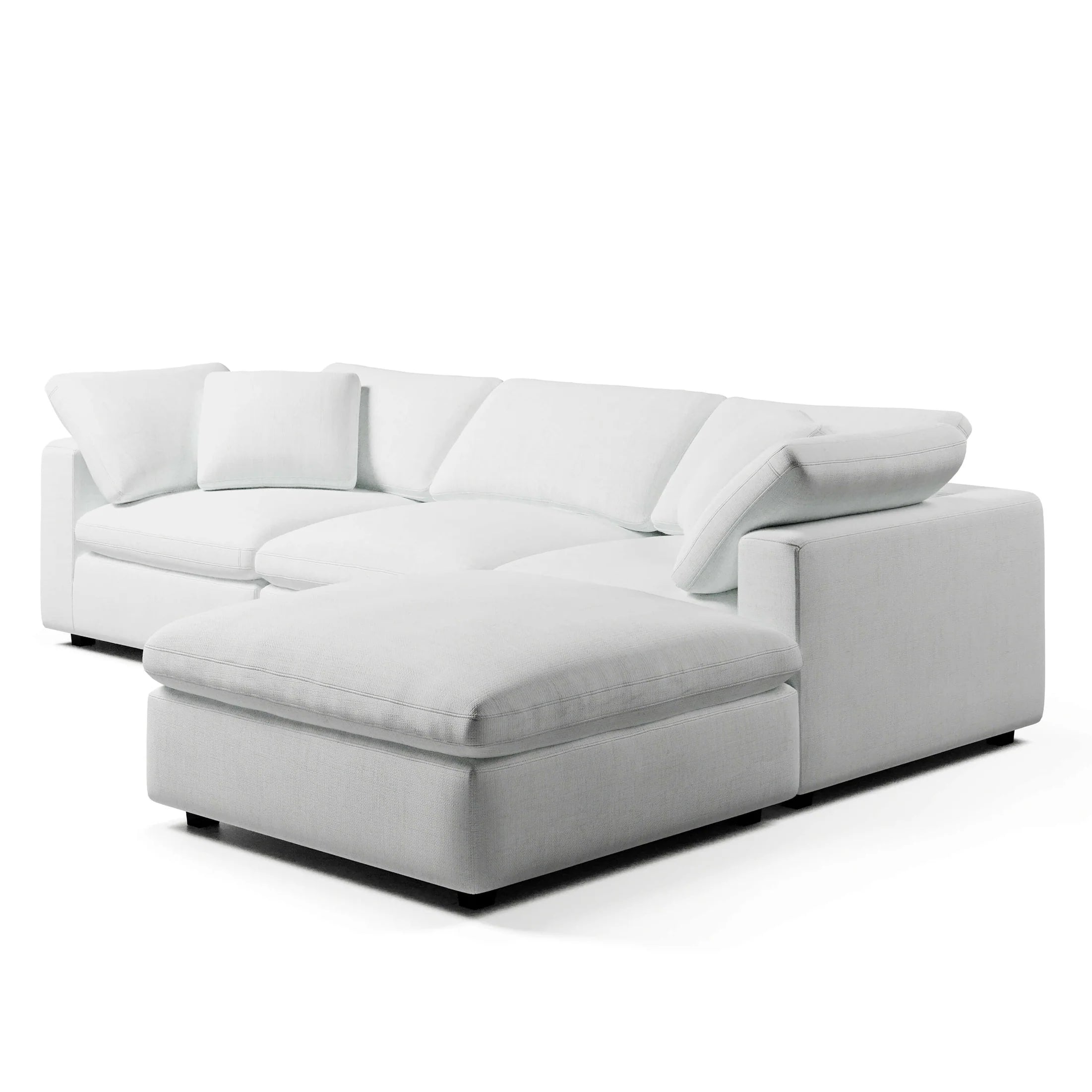 Comfy Three Seater + Ottoman Modular Sofa