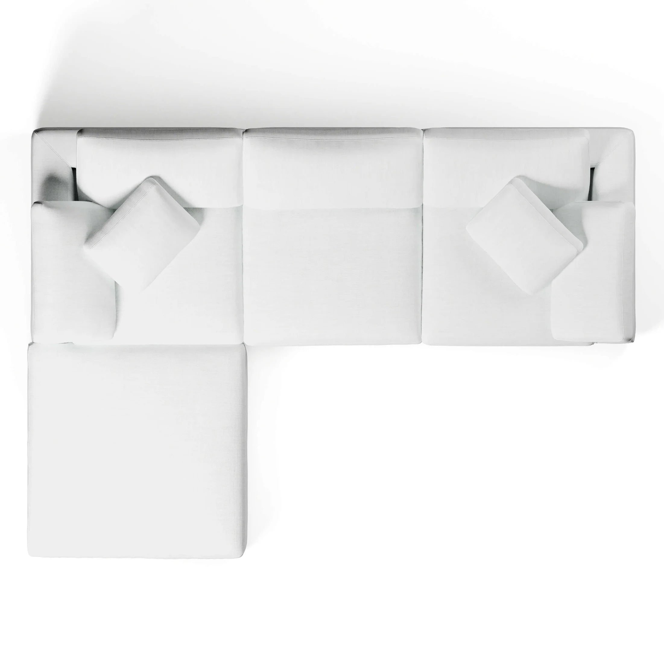 Comfy Three Seater + Ottoman Modular Sofa