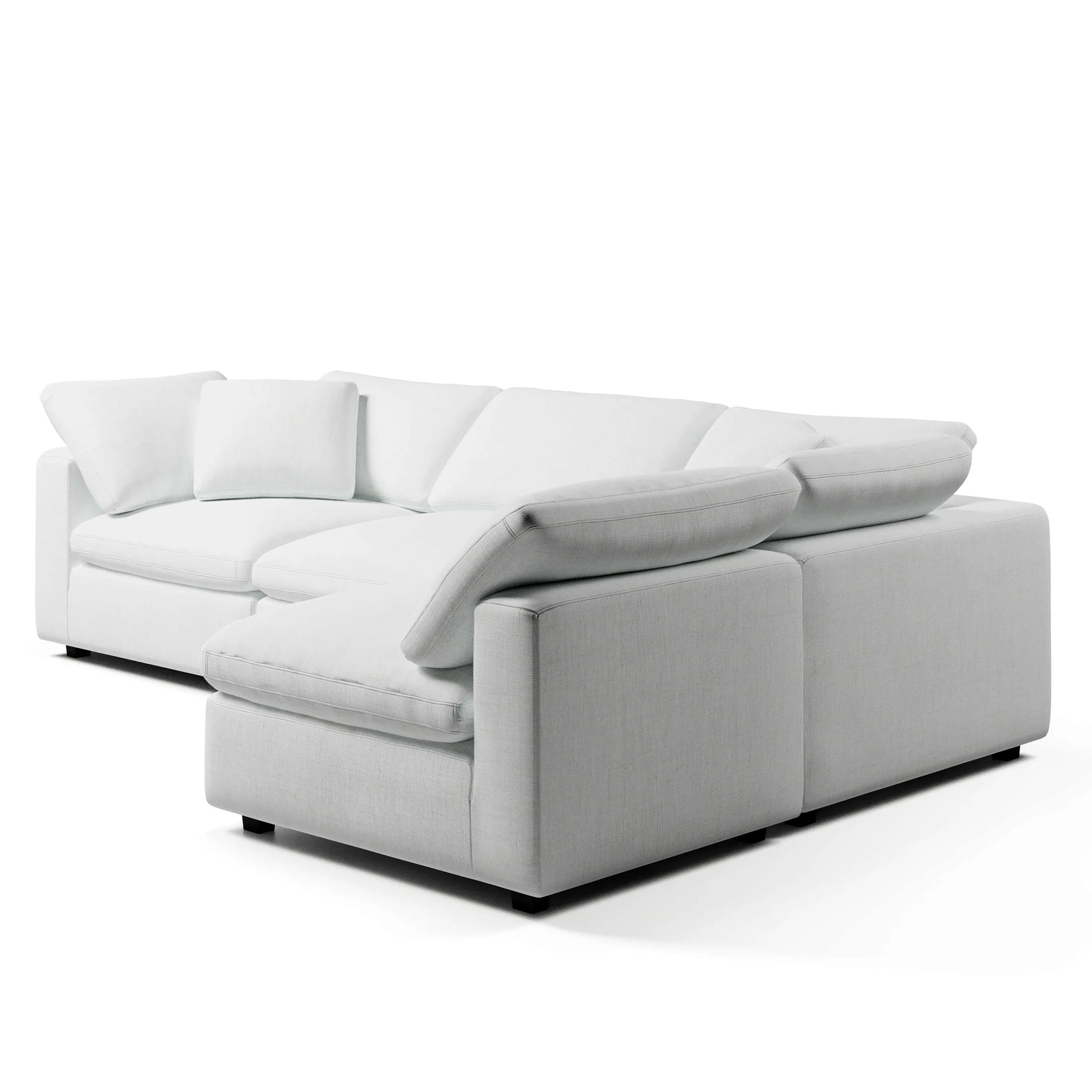 CouchHaus | Comfy Four Seater Sectional | Modular Sofas & Couches