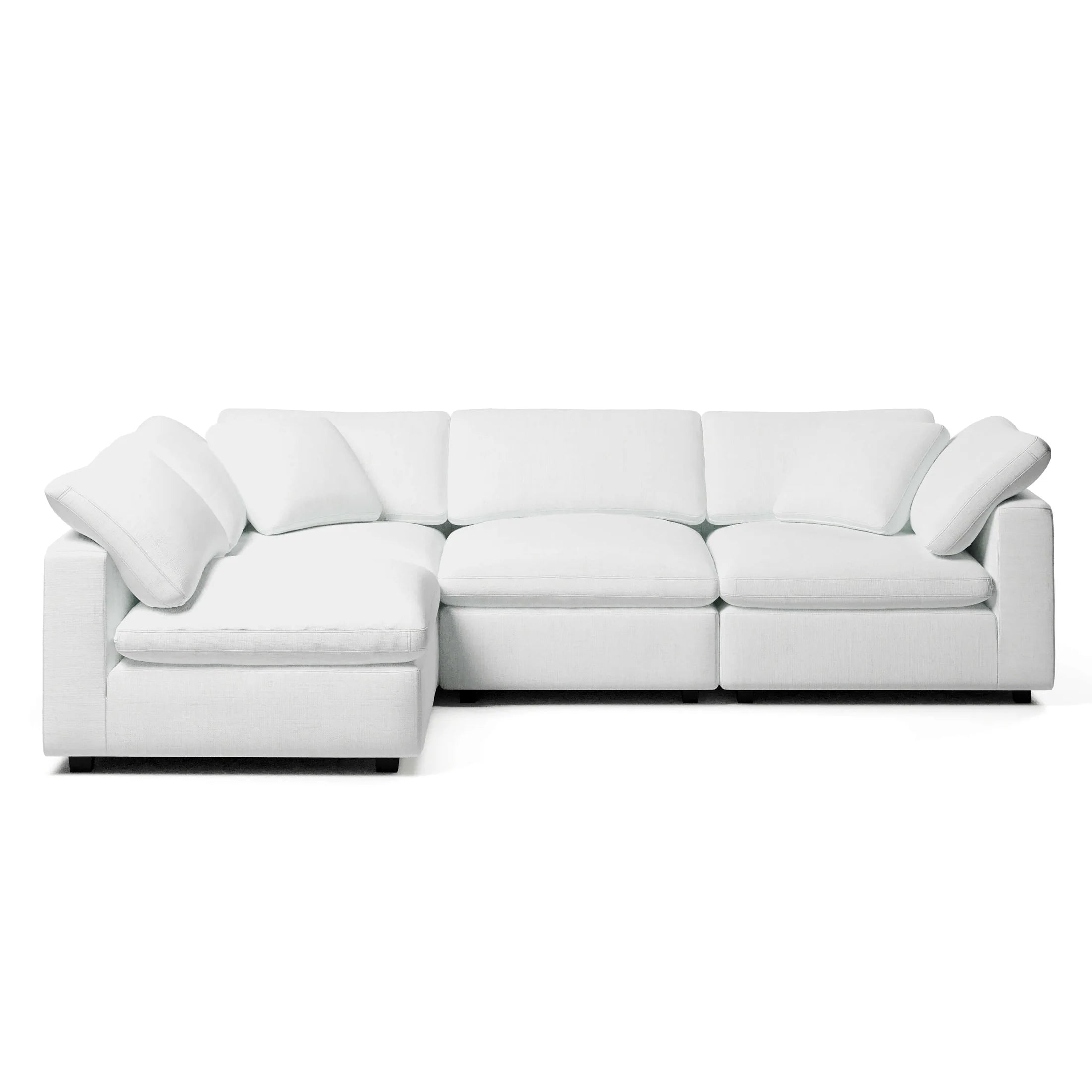 CouchHaus | Comfy Four Seater Sectional | Modular Sofas & Couches