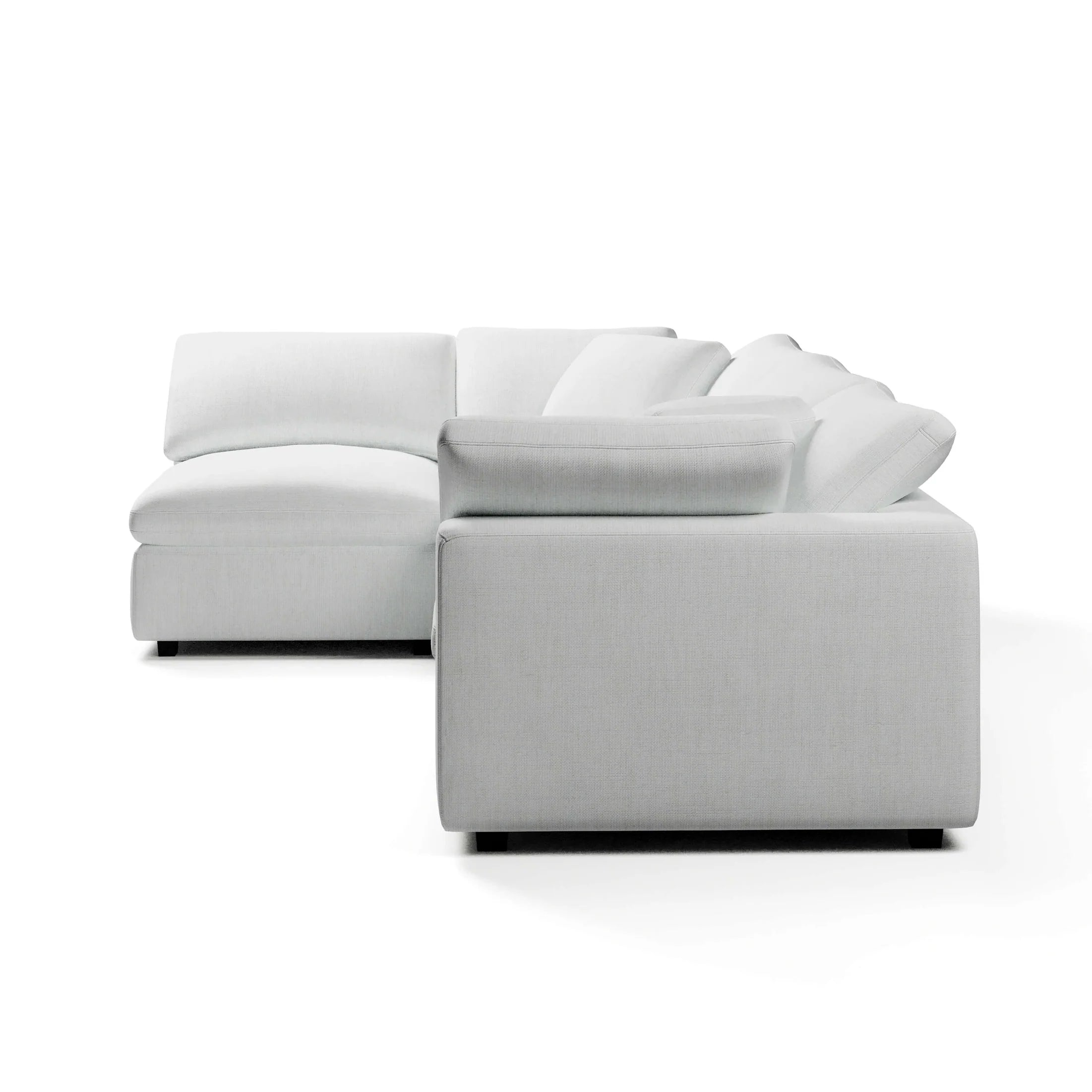 CouchHaus | Comfy Four Seater Sectional | Modular Sofas & Couches