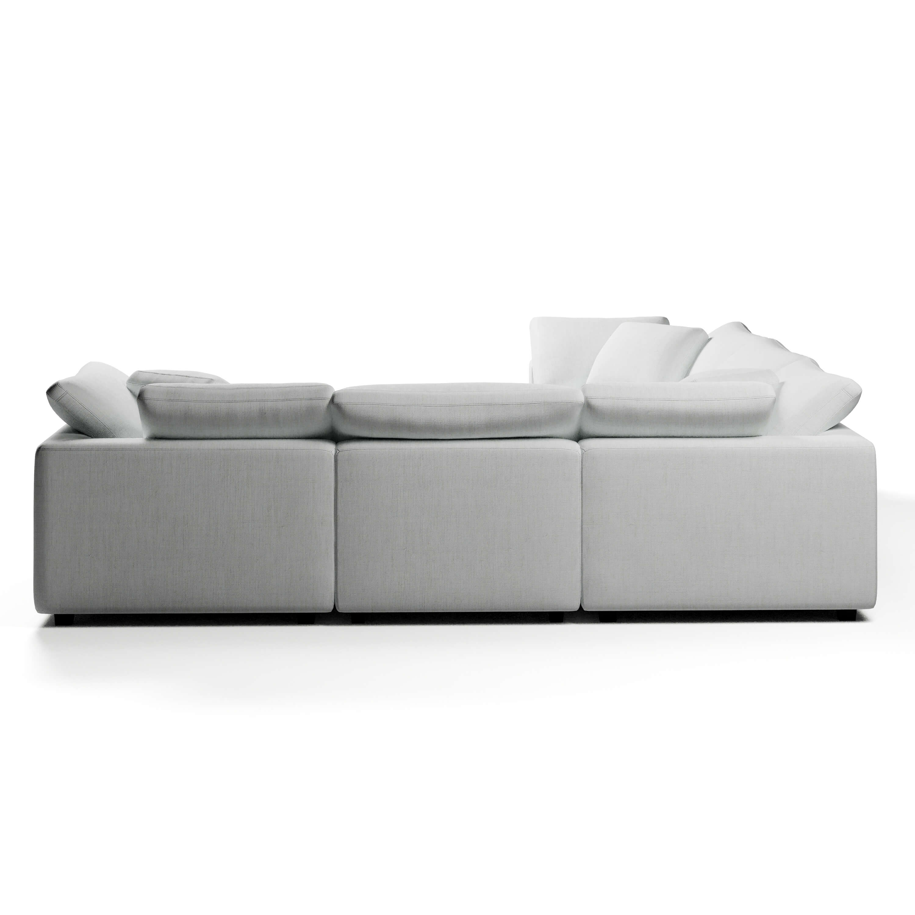 CouchHaus | Comfy Five Seater L-Sectional | Modular Sofas & Couches