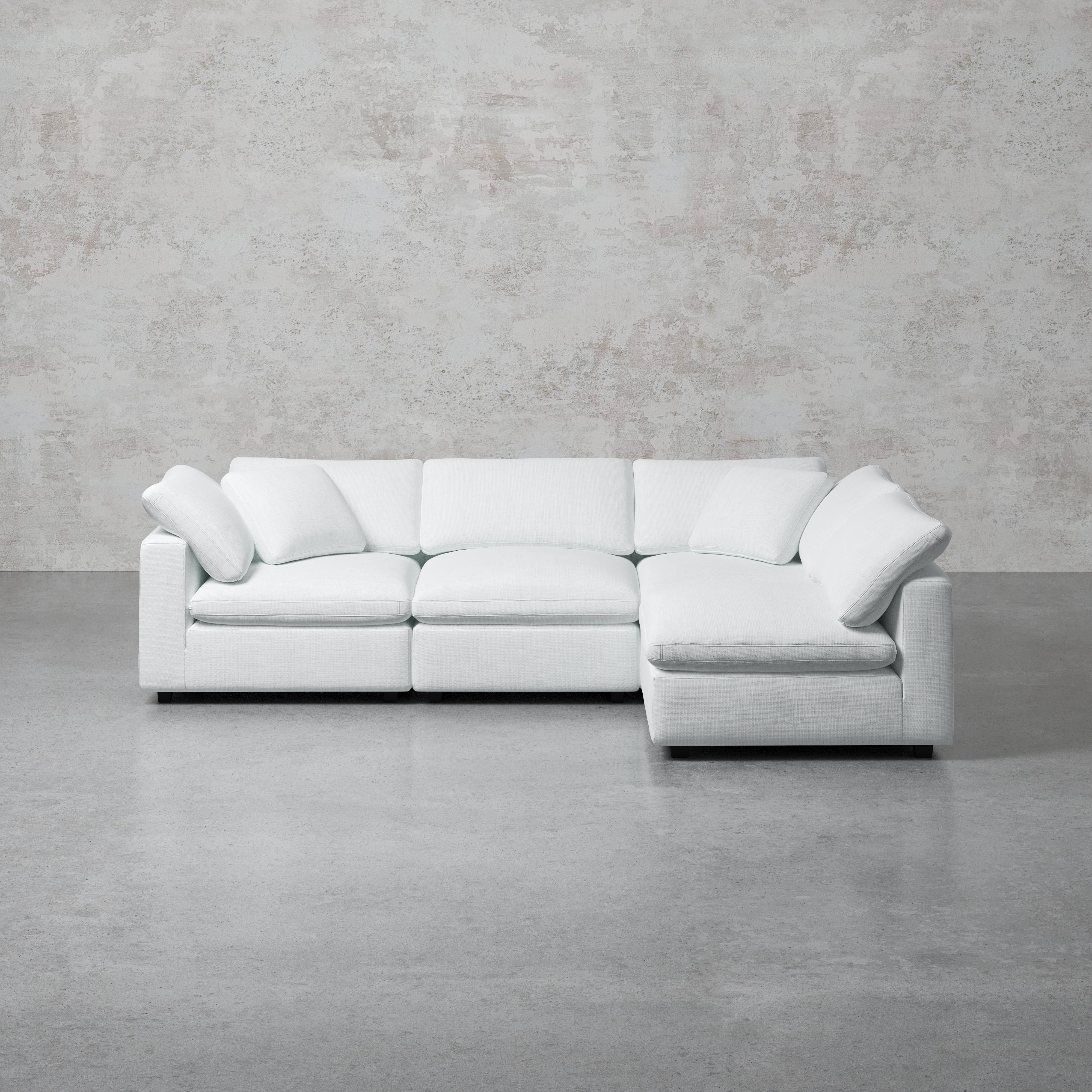 Comfy Modular Sofa - 4-Seater L-Sectional