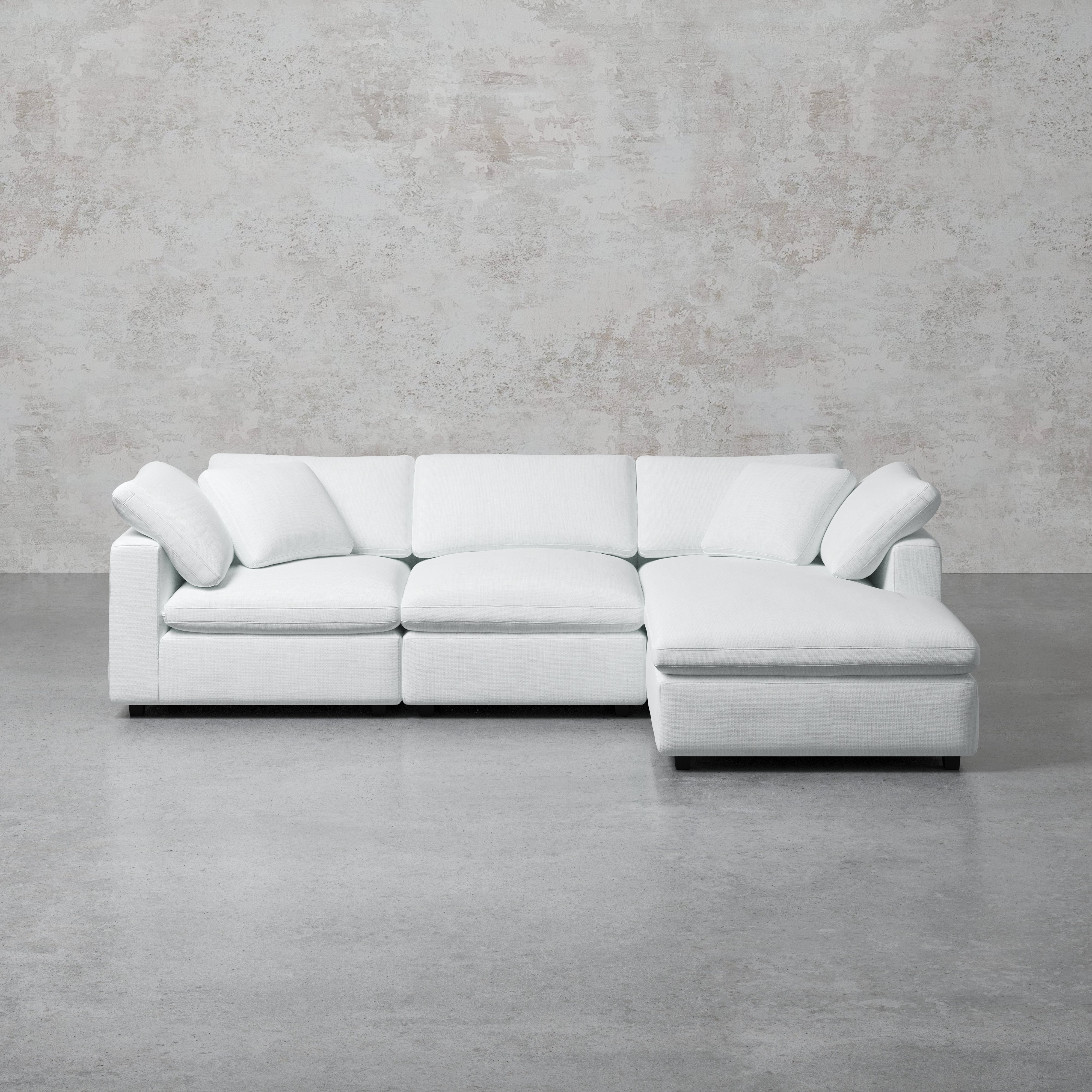Comfy Modular Sofa - 3-Seater Chaise - Right Hand Facing