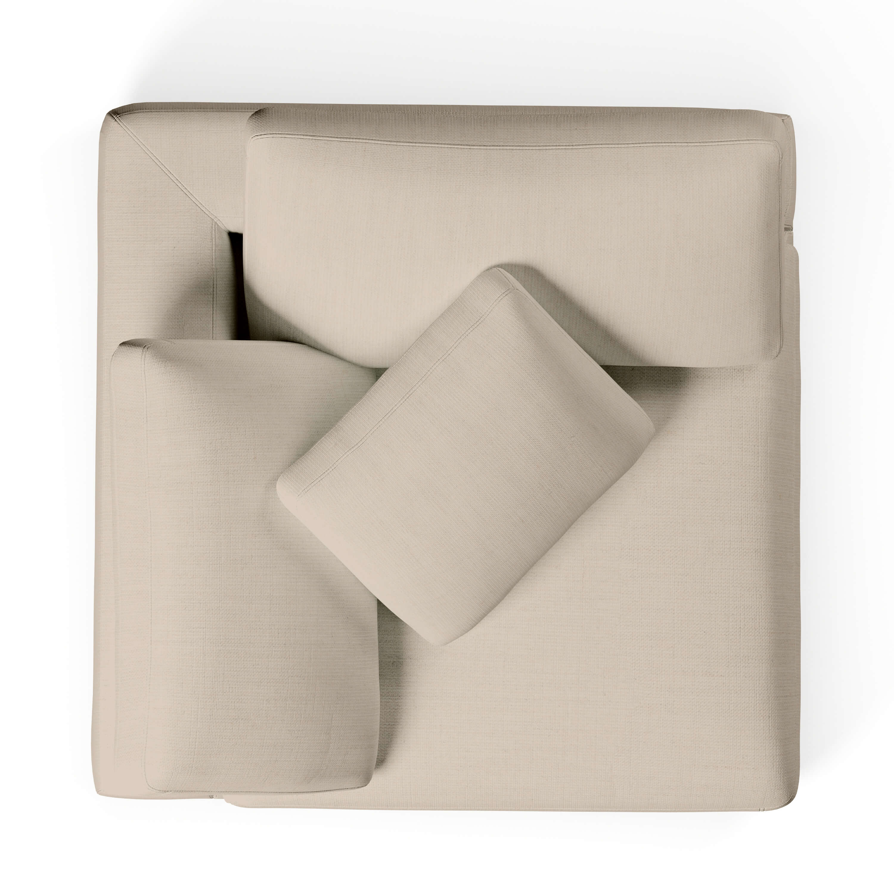 Comfy Corner Chair | Comfortable Corner Chair | CouchHaus #color_beige
