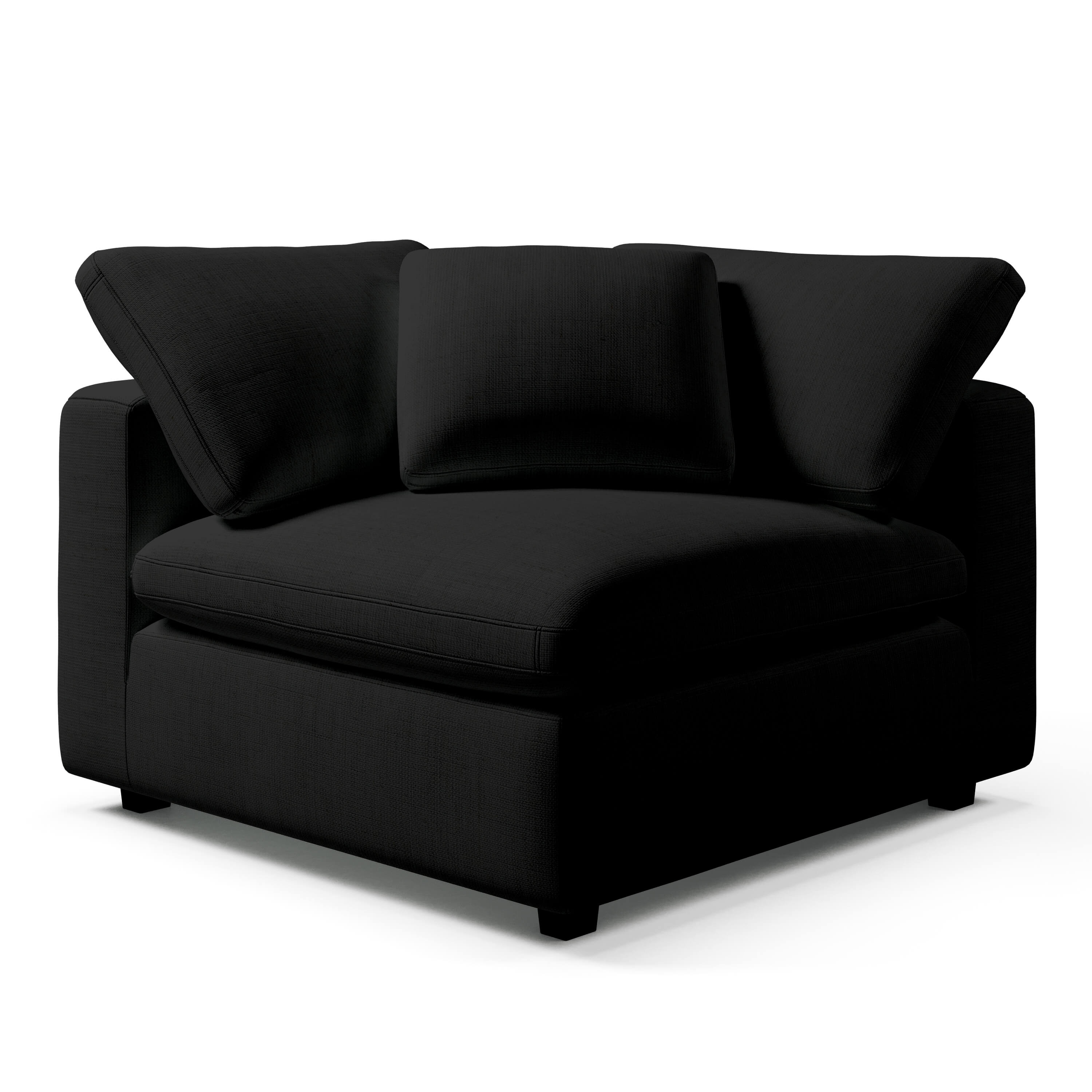 Comfy Corner Chair | Comfortable Corner Chair | CouchHaus #color_charcoal