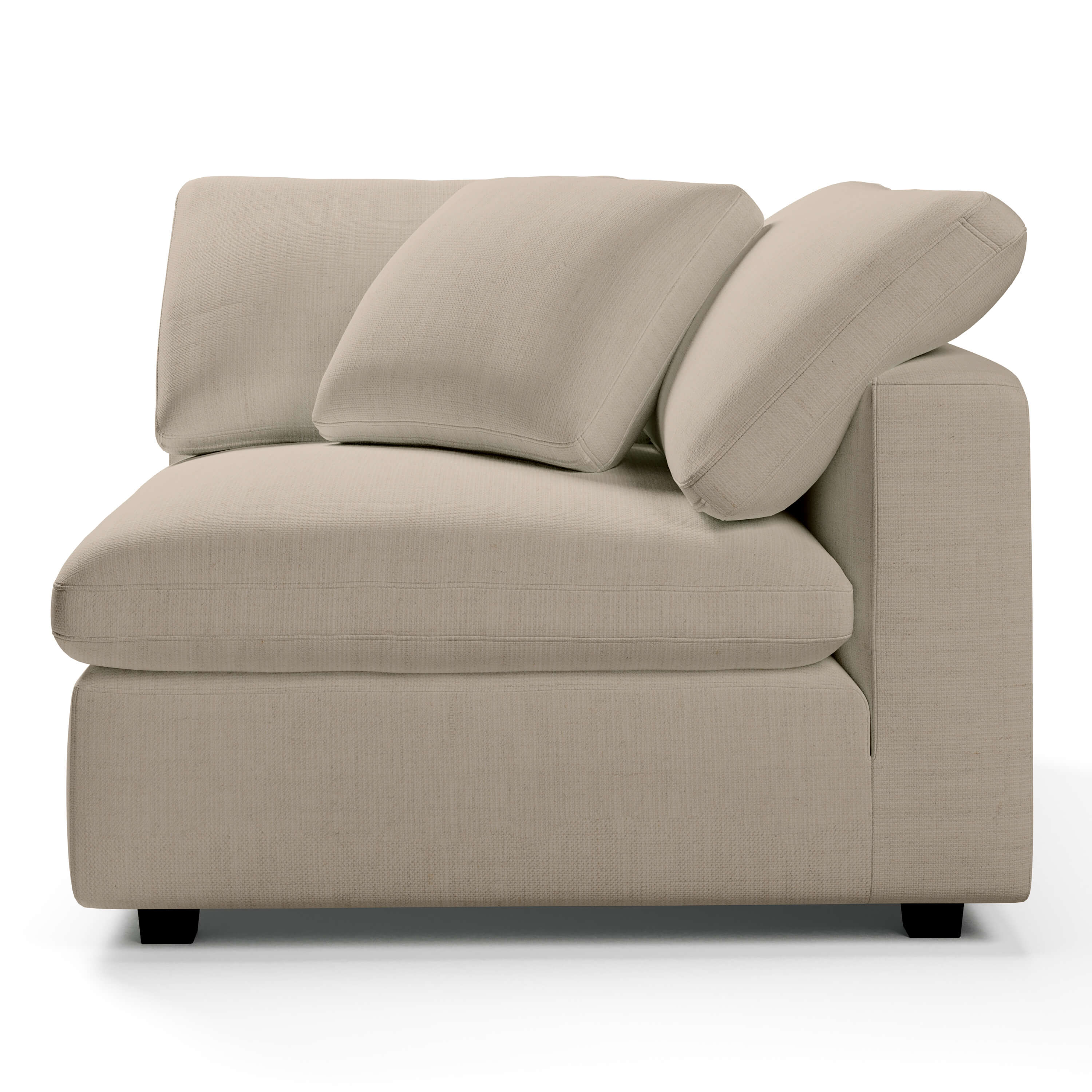 Comfy Corner Chair | Comfortable Corner Chair | CouchHaus #color_beige
