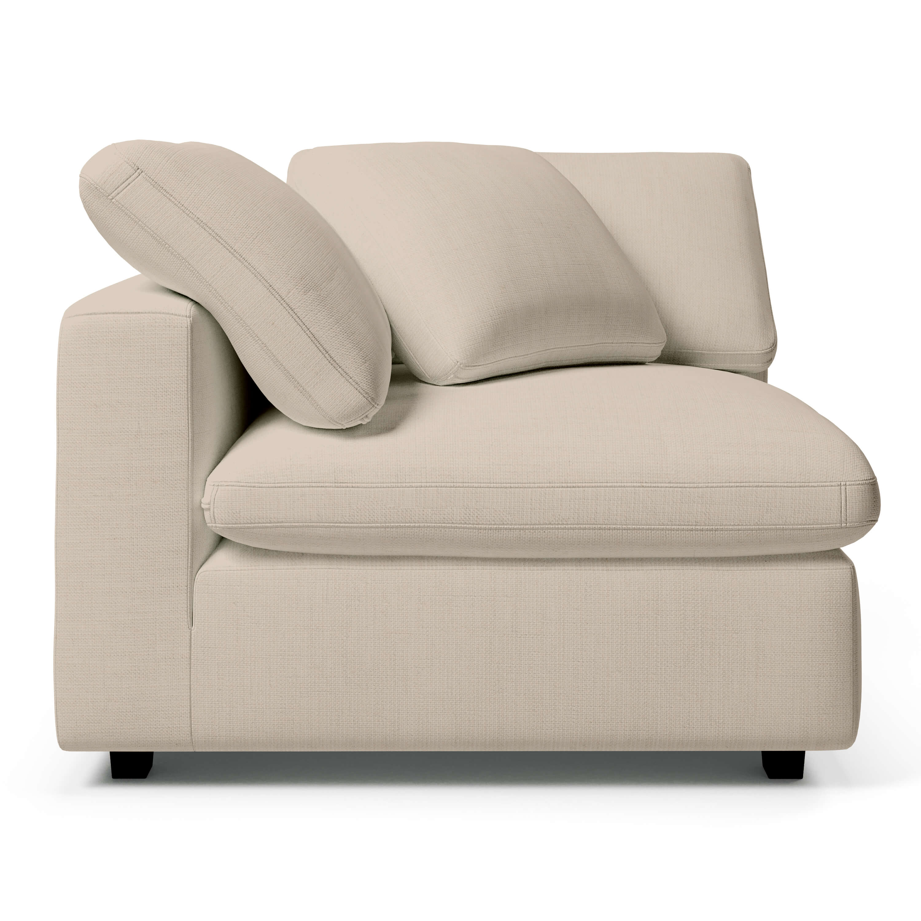 Comfy Corner Chair | Comfortable Corner Chair | CouchHaus #color_beige