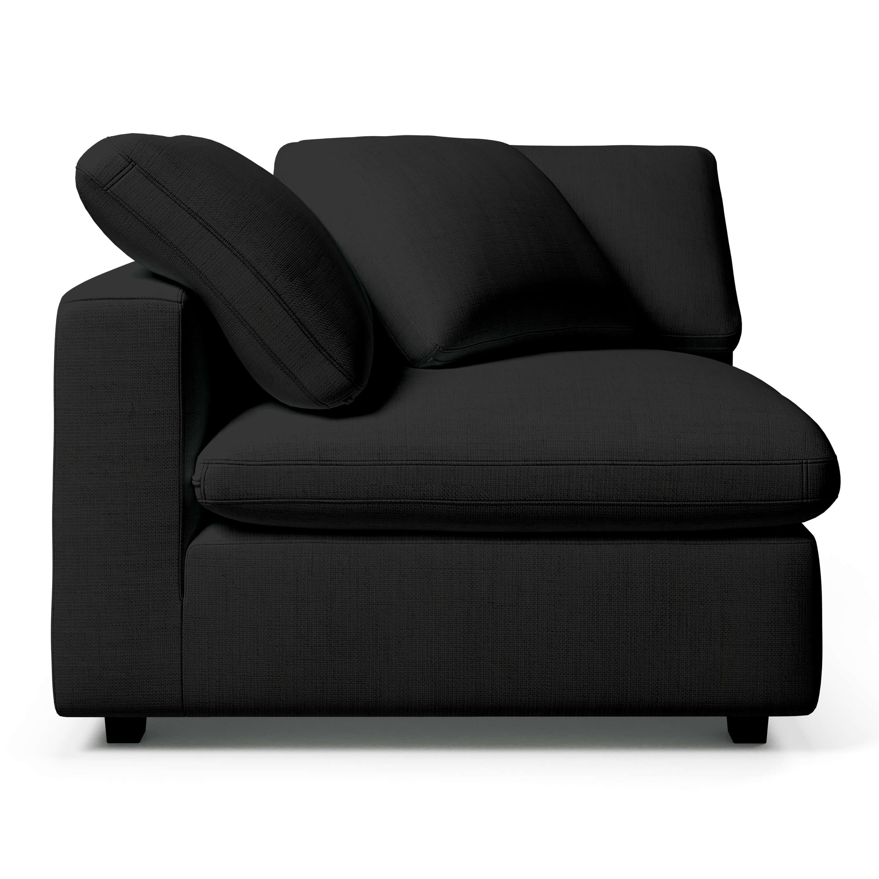 Comfy Corner Chair | Comfortable Corner Chair | CouchHaus #color_charcoal