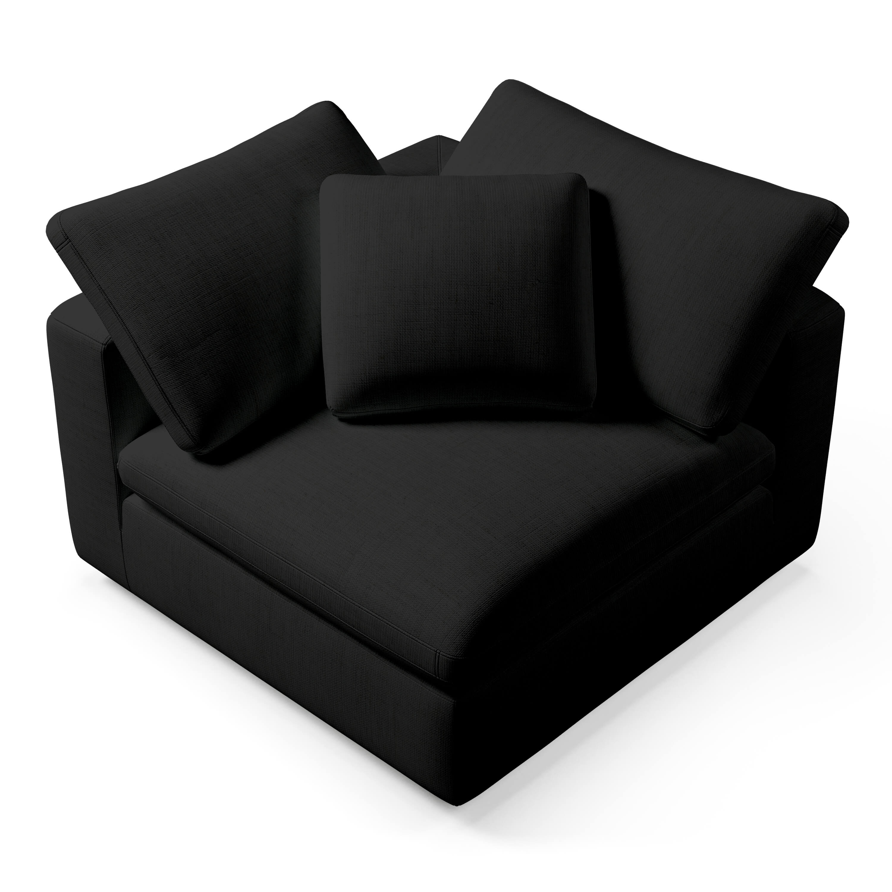 Comfy Corner Chair | Comfortable Corner Chair | Couch Haus #color_charcoal