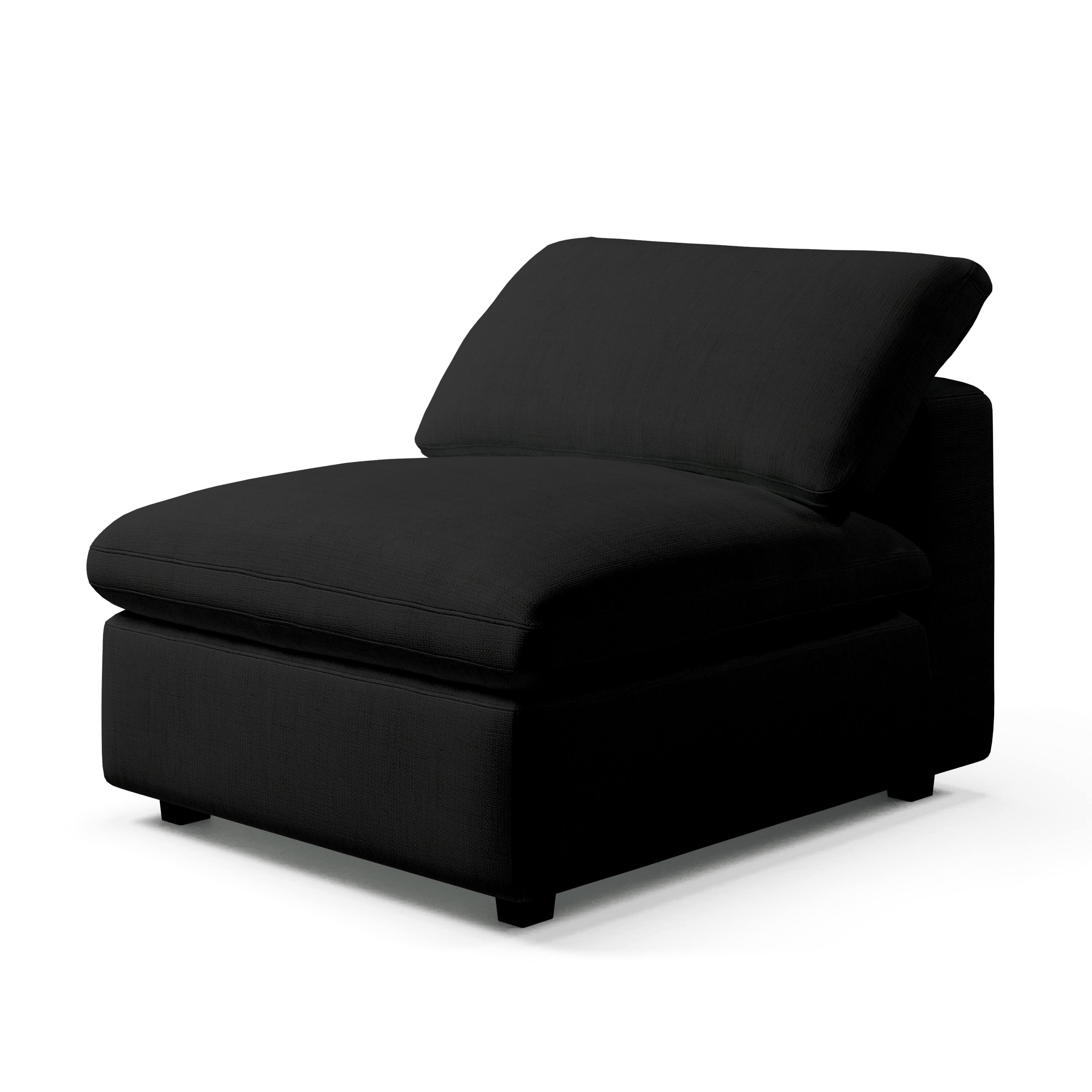 Comfy Armless Chair | Comfortable Armless Chair | Couch Haus