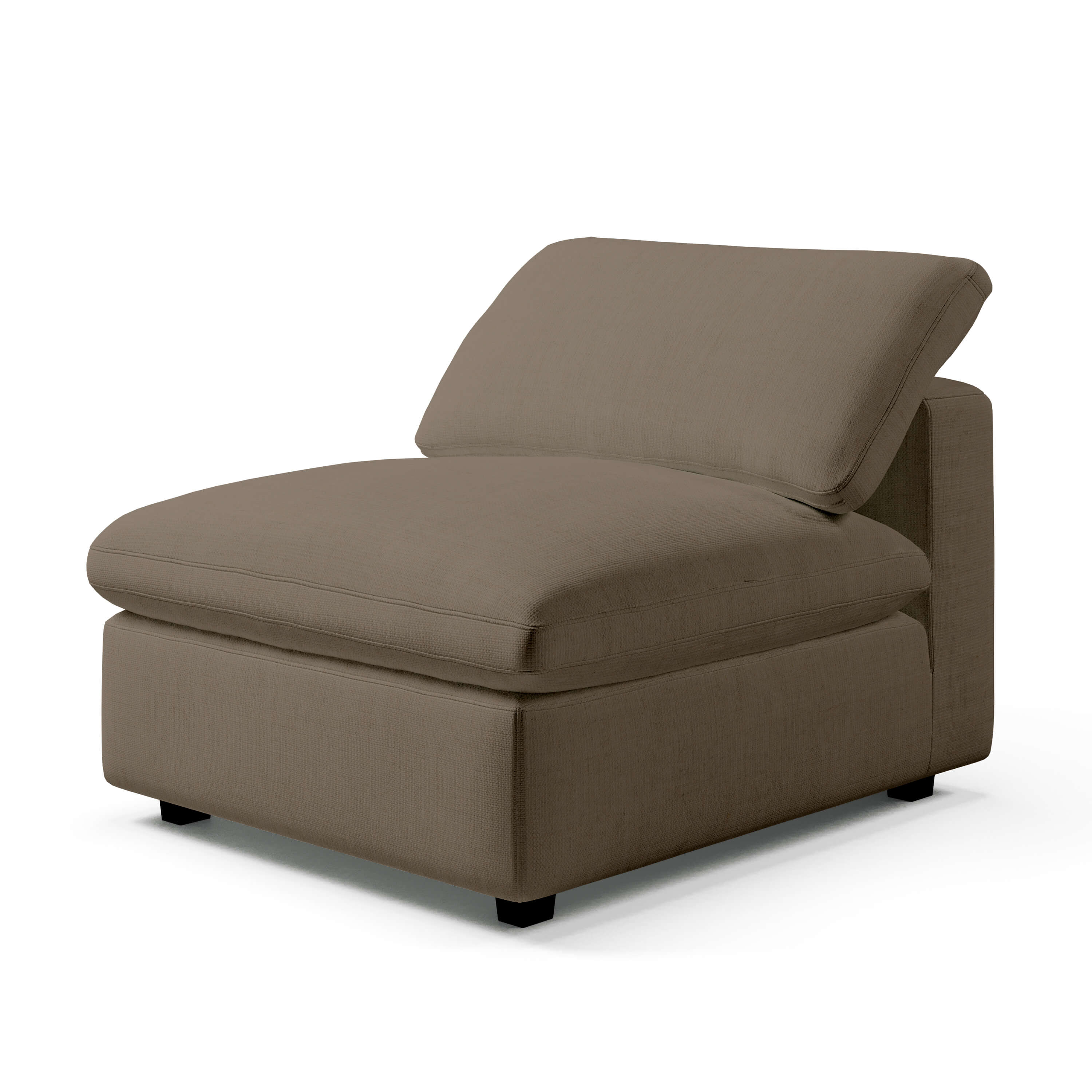 Comfy Armless Chair | Comfortable Armless Chair | Couch Haus