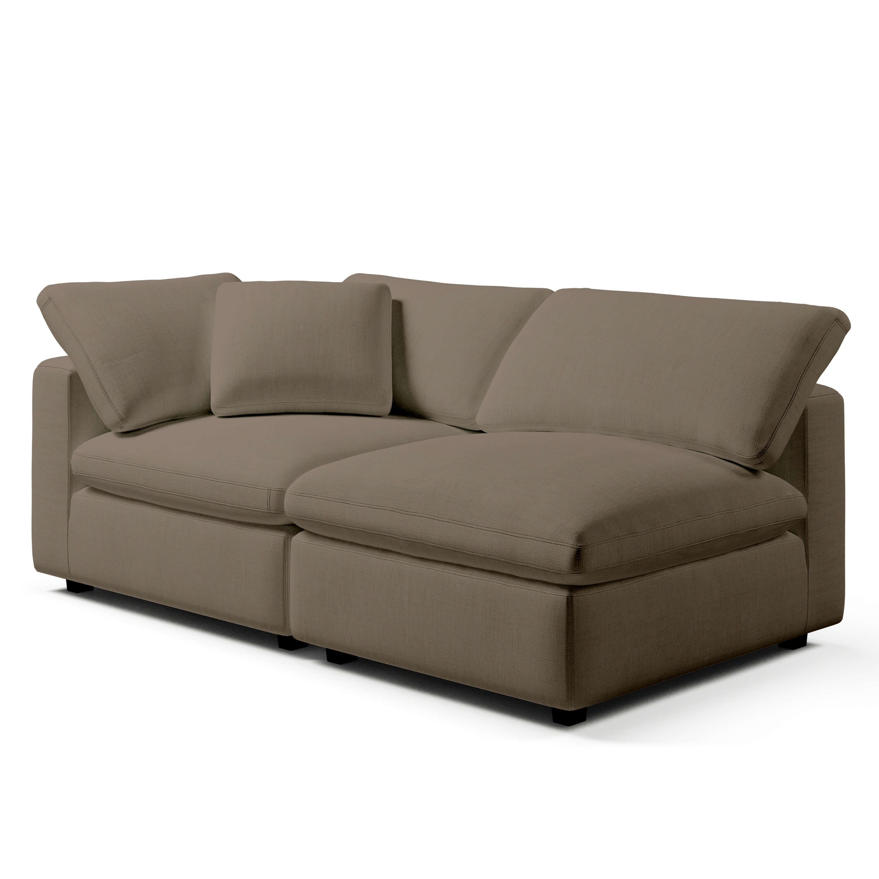 2 Seater Left Arm Sofa | Comfy Modular Sofa | Couch Haus