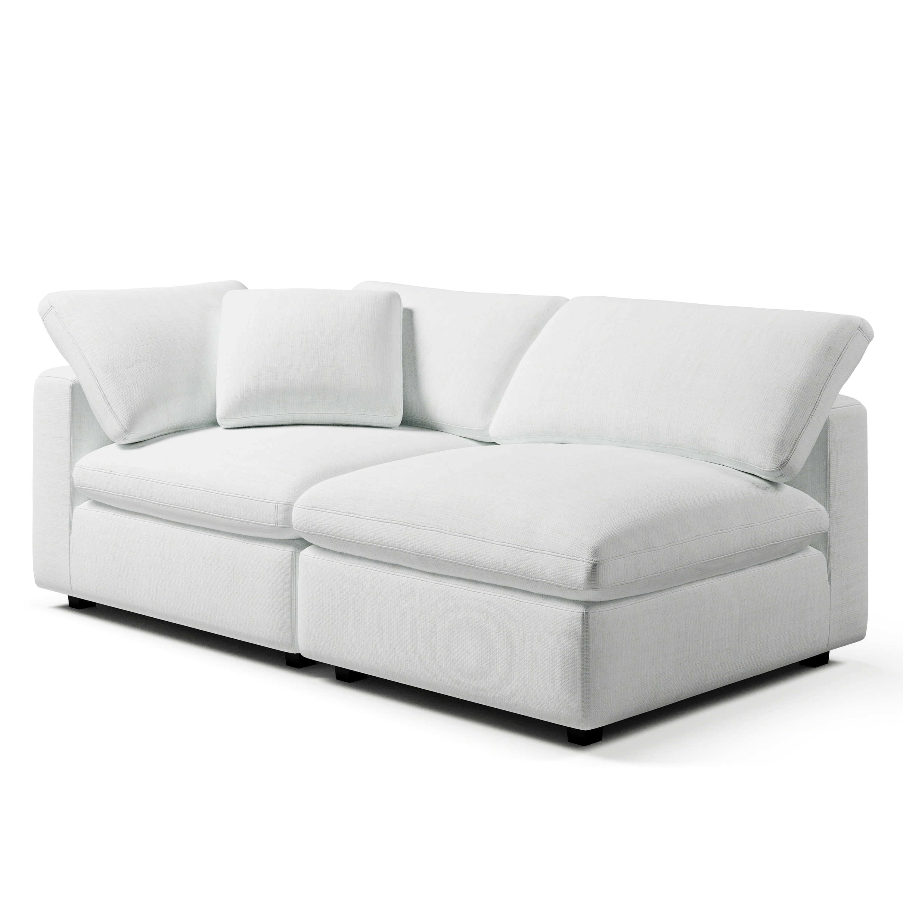 2 Seater Left Arm Sofa | Comfy Modular Sofa | Couch Haus