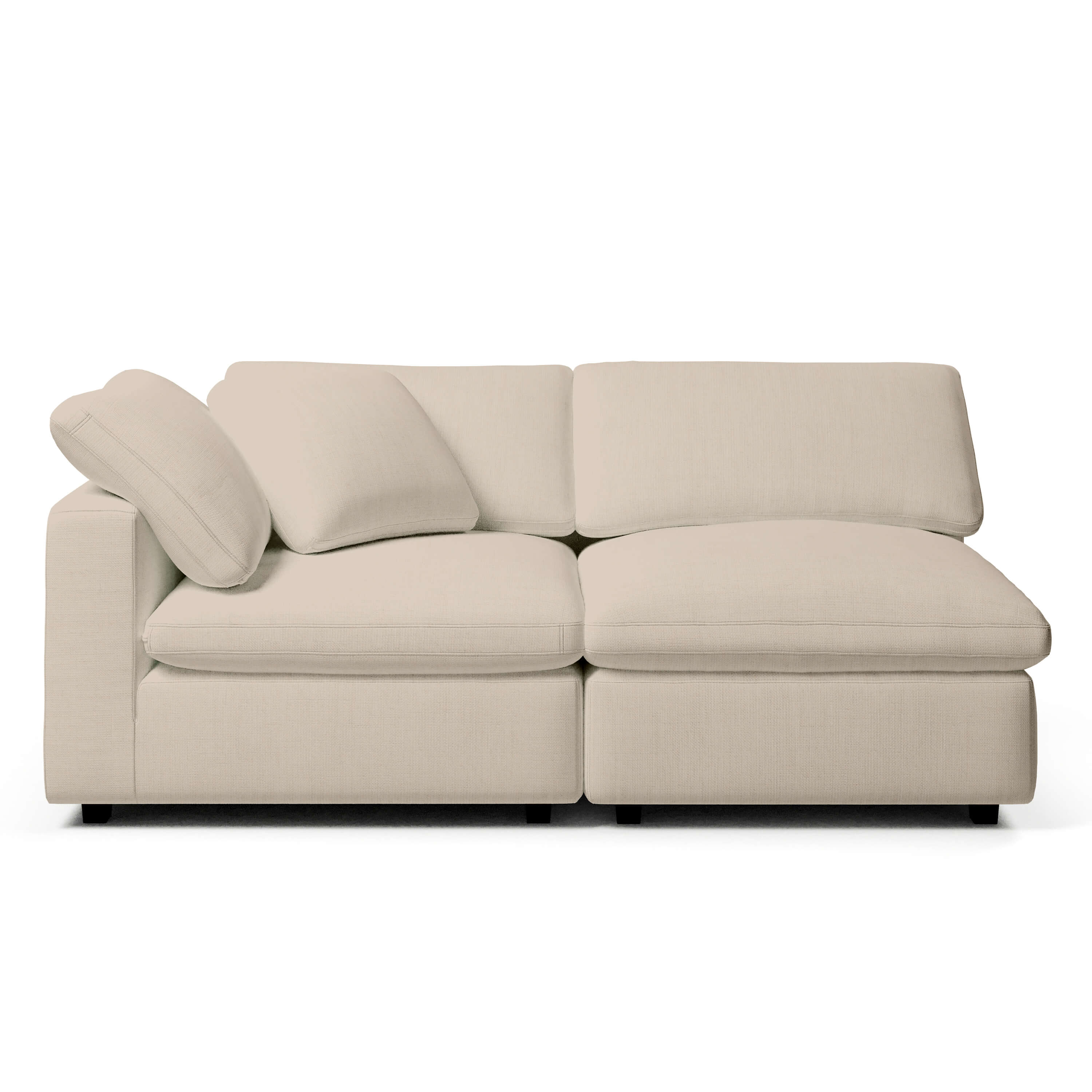 2 Seater Left Arm Sofa | Comfy Modular Sofa | Couch Haus