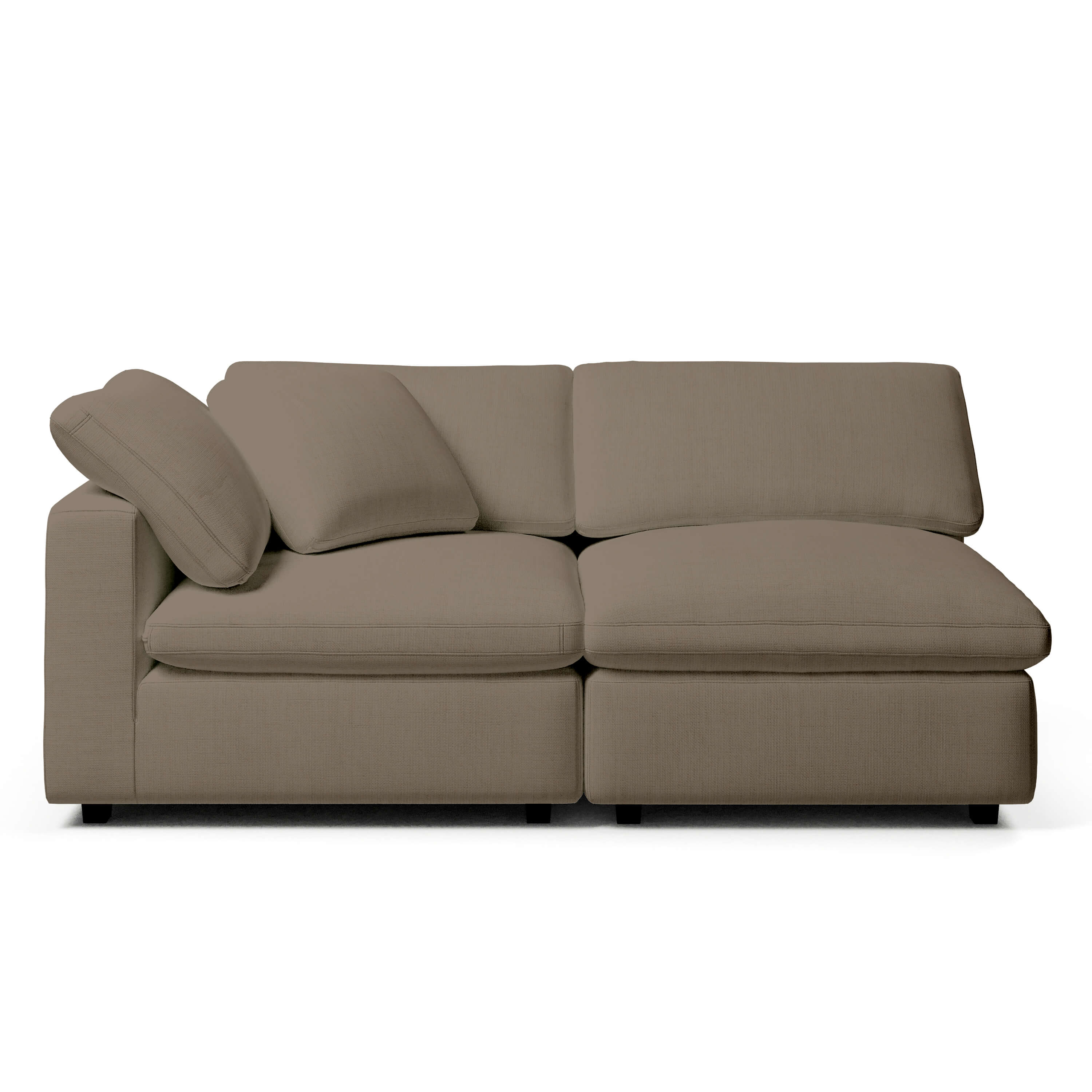 2 Seater Left Arm Sofa | Comfy Modular Sofa | Couch Haus