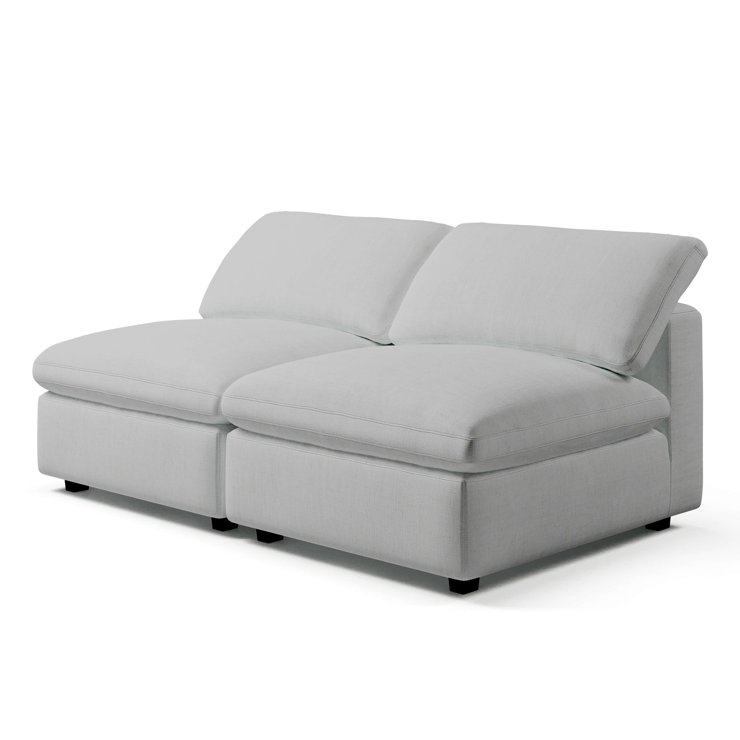 Cheap Modular Sofa | 2 Seater Armless Sofa | Couch Haus