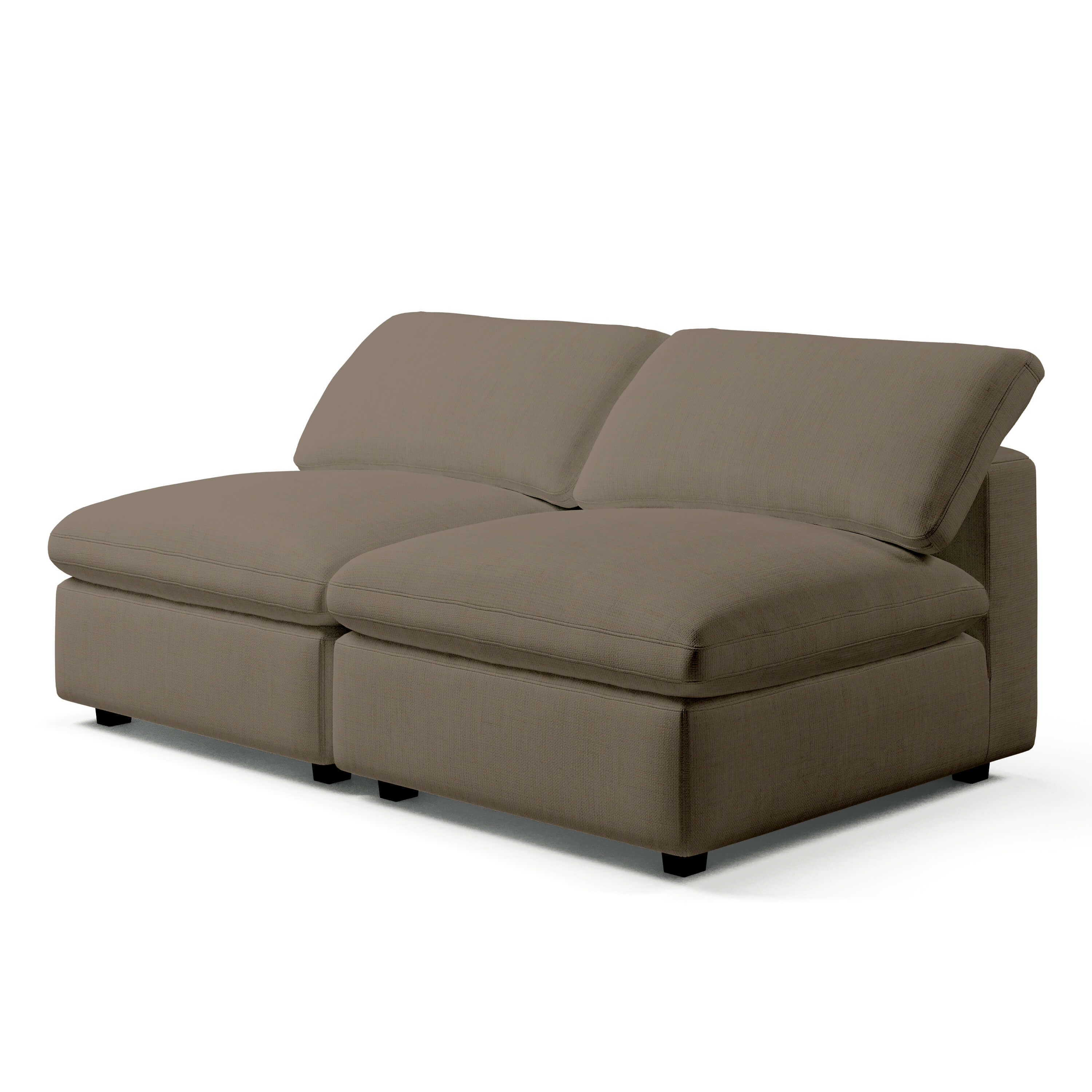 Cheap Modular Sofa | 2 Seater Armless Sofa | Couch Haus