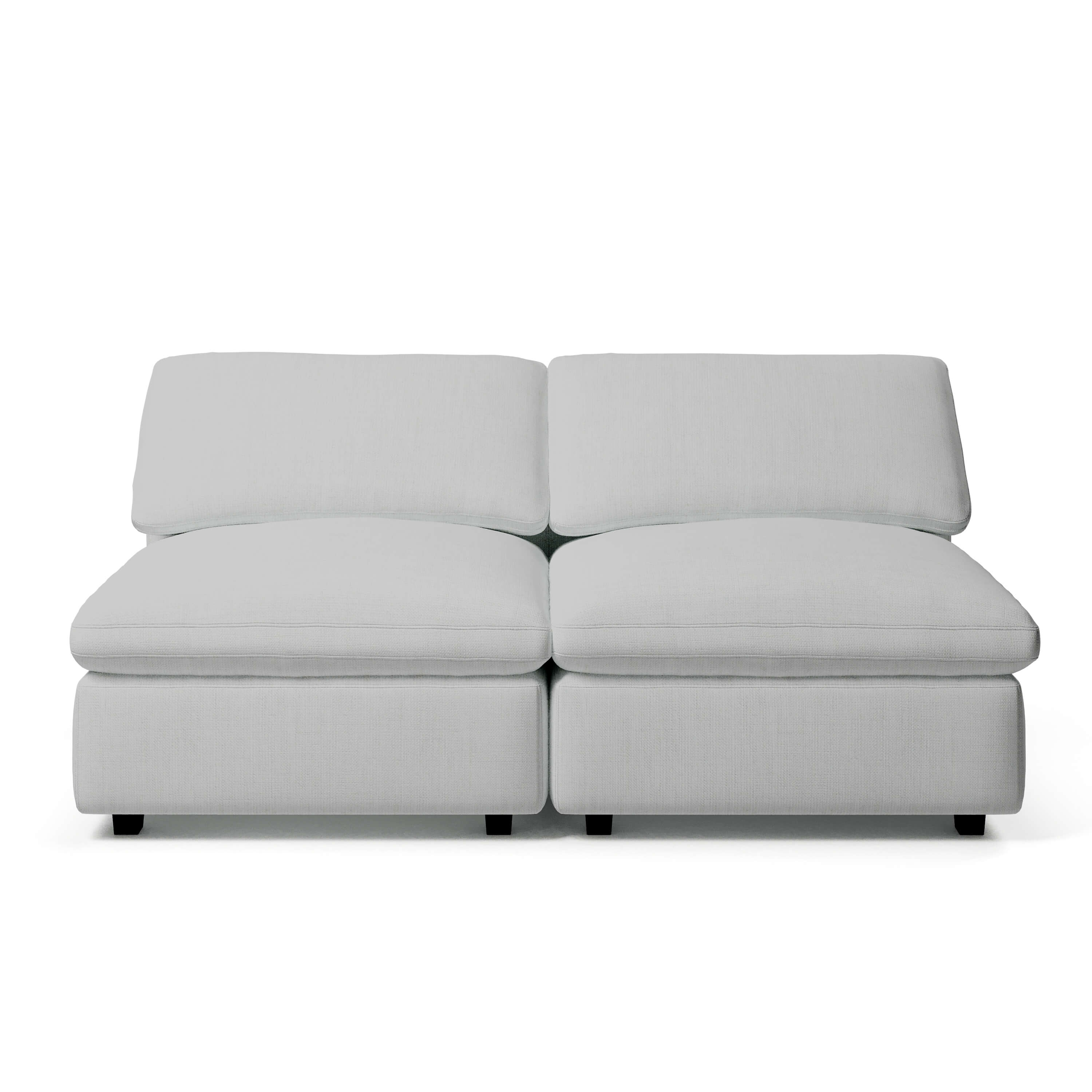 Cheap Modular Sofa | 2 Seater Armless Sofa | Couch Haus