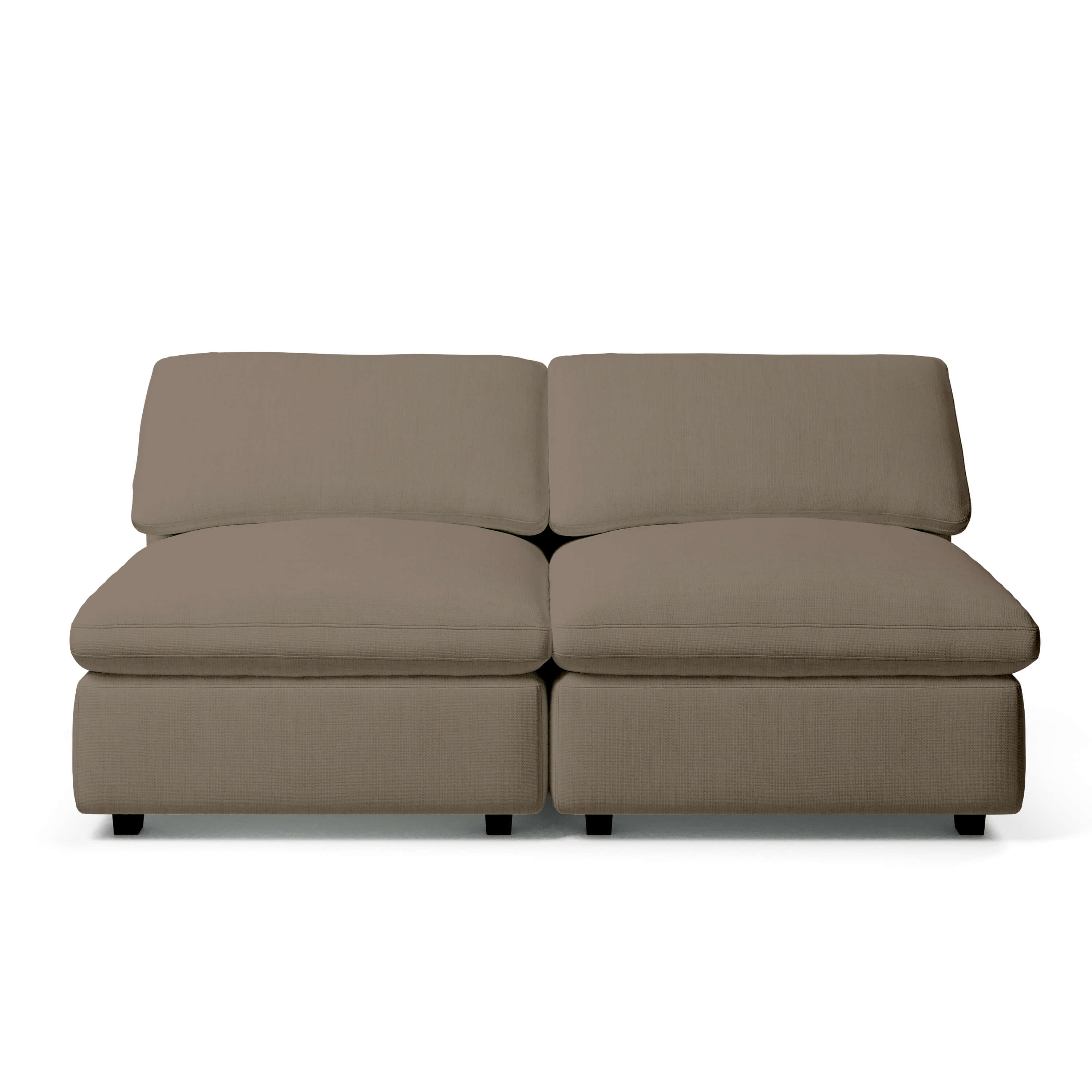 Cheap Modular Sofa | 2 Seater Armless Sofa | Couch Haus