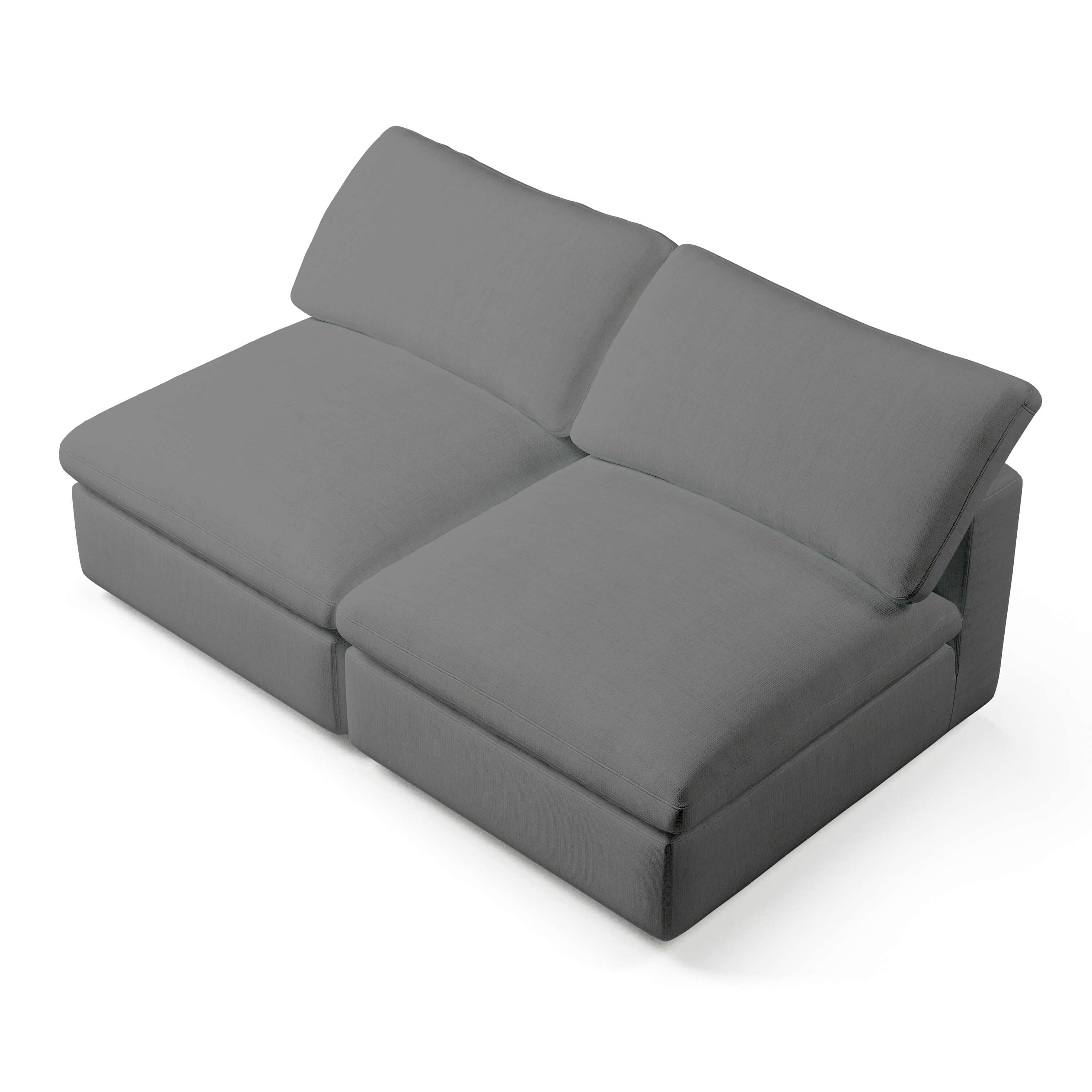 Cheap Modular Sofa | 2 Seater Armless Sofa | Couch Haus