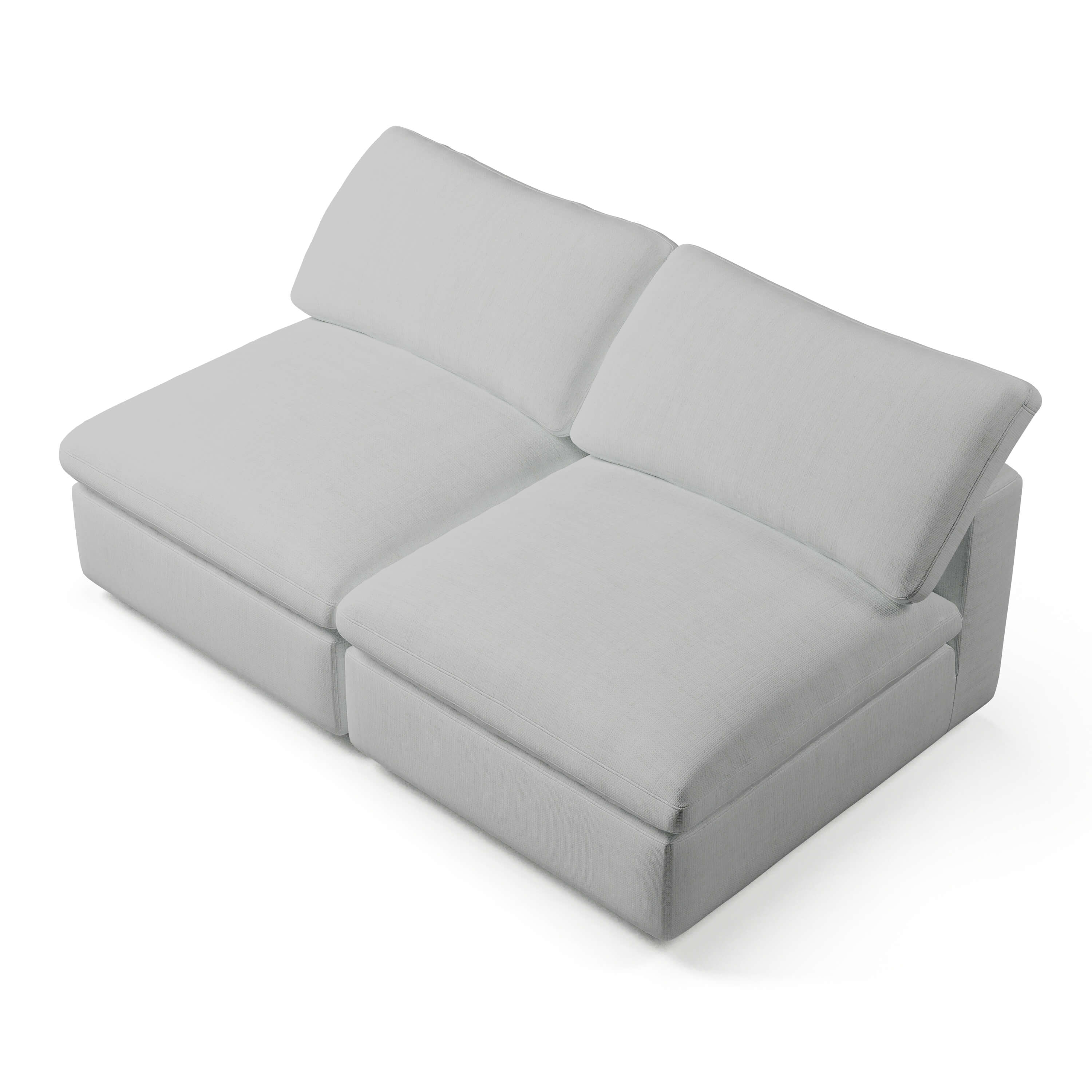 Cheap Modular Sofa | 2 Seater Armless Sofa | Couch Haus