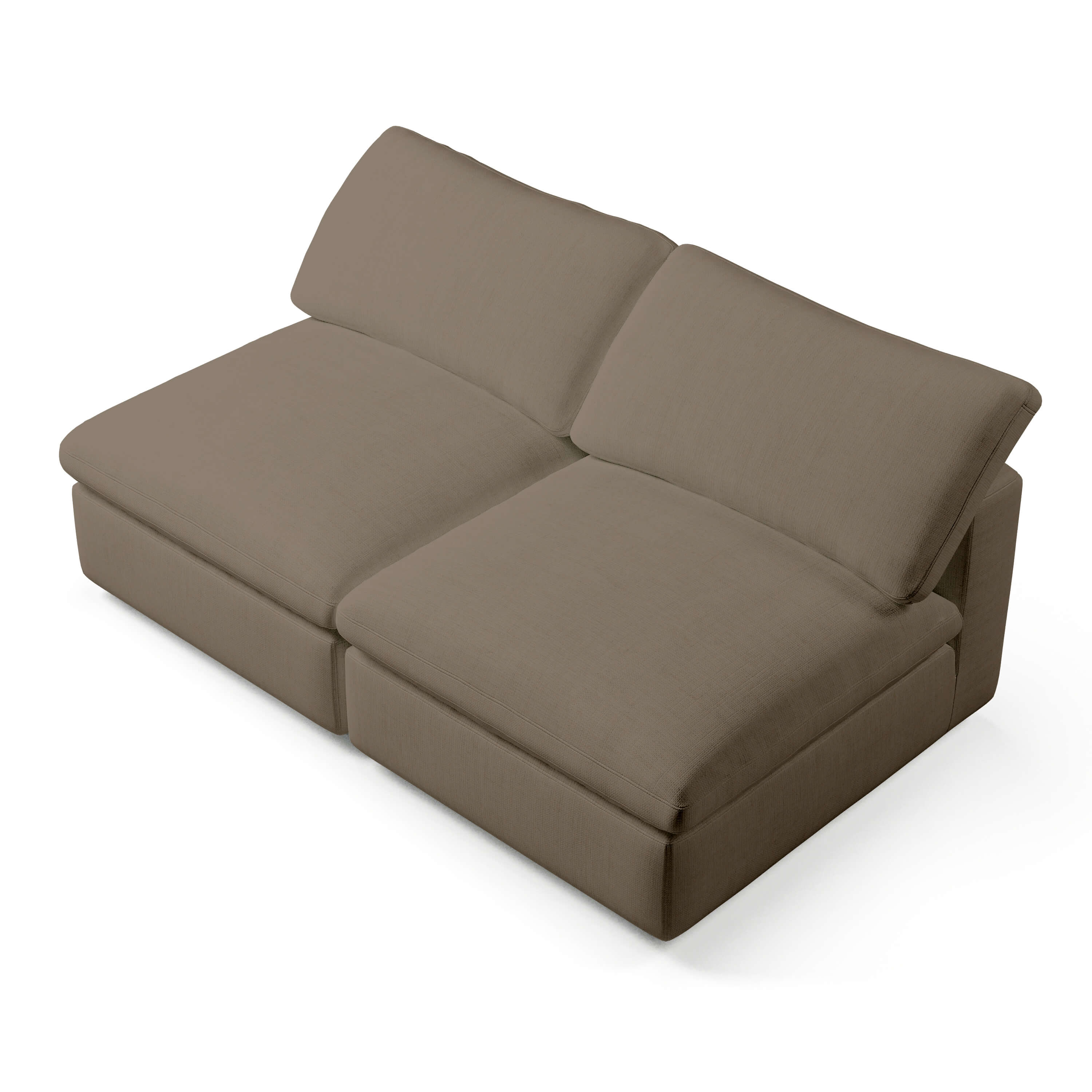 Cheap Modular Sofa | 2 Seater Armless Sofa | Couch Haus