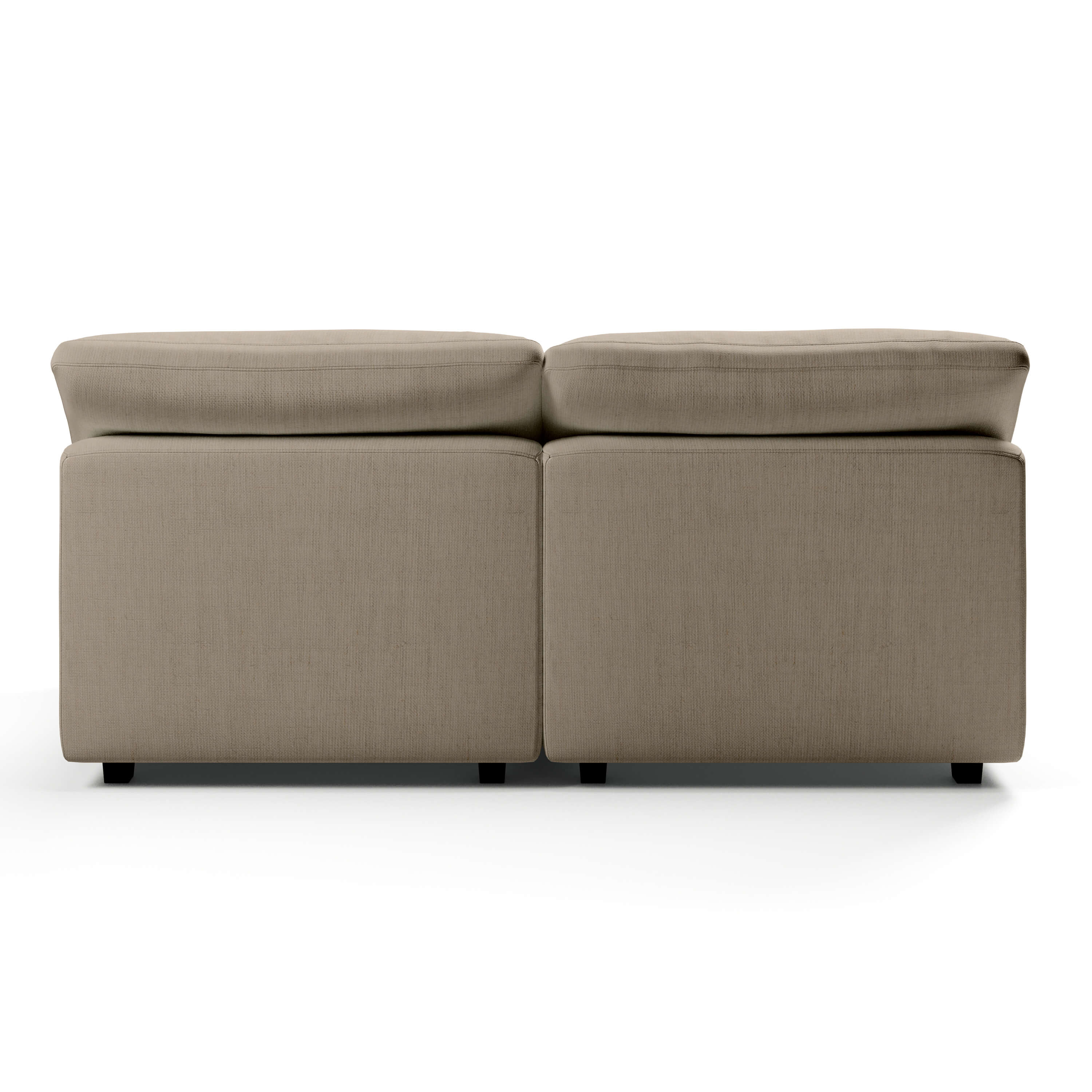 Cheap Modular Sofa | 2 Seater Armless Sofa | Couch Haus