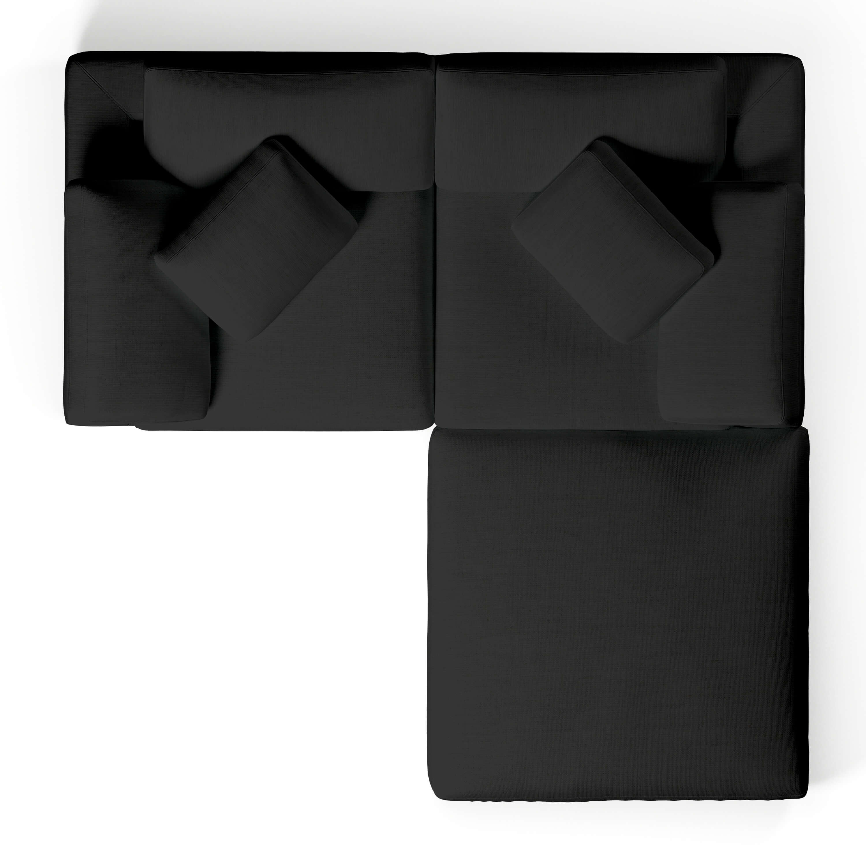 Comfy Modular Sofa - 2-Seater & Ottoman