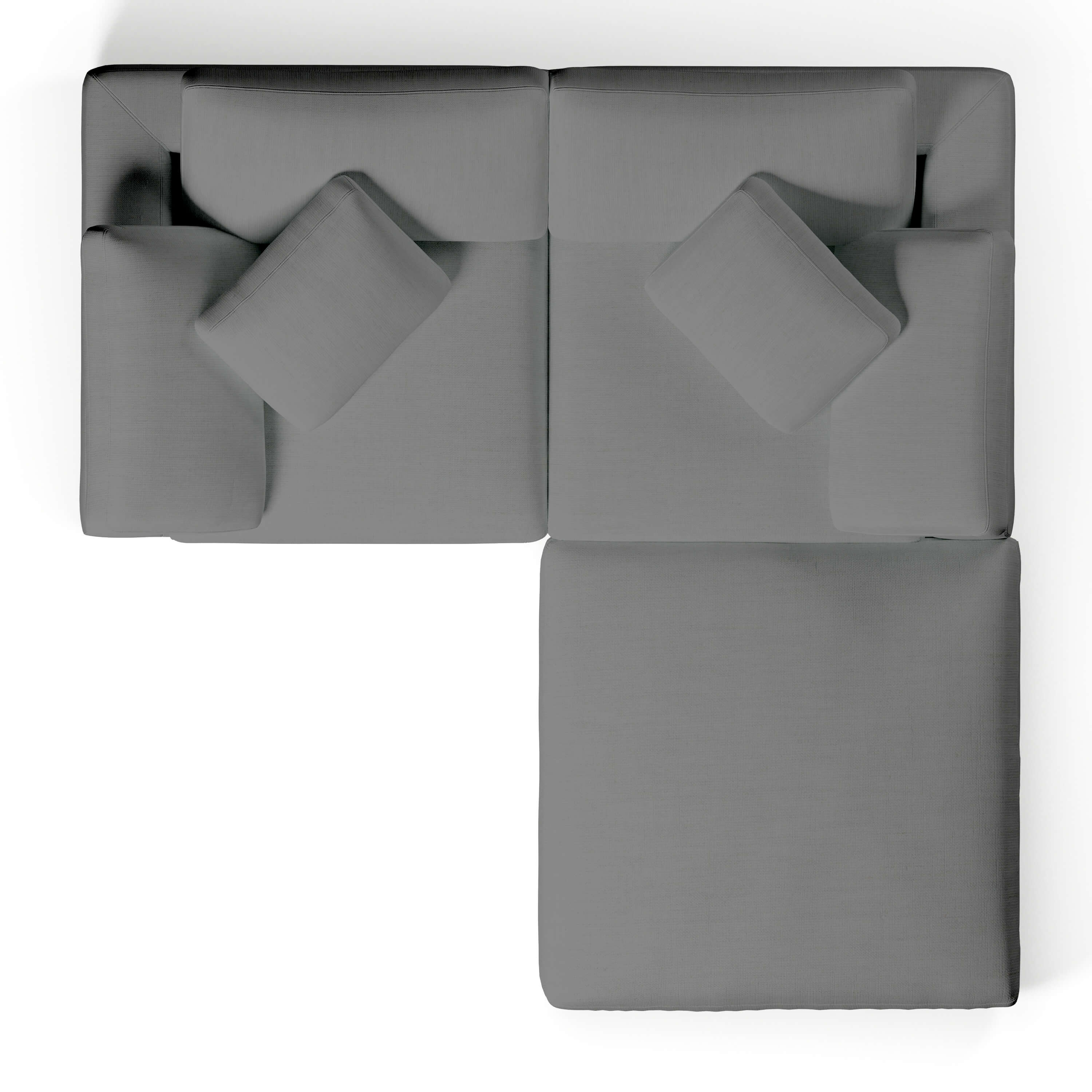 Comfy Modular Sofa - 2-Seater & Ottoman