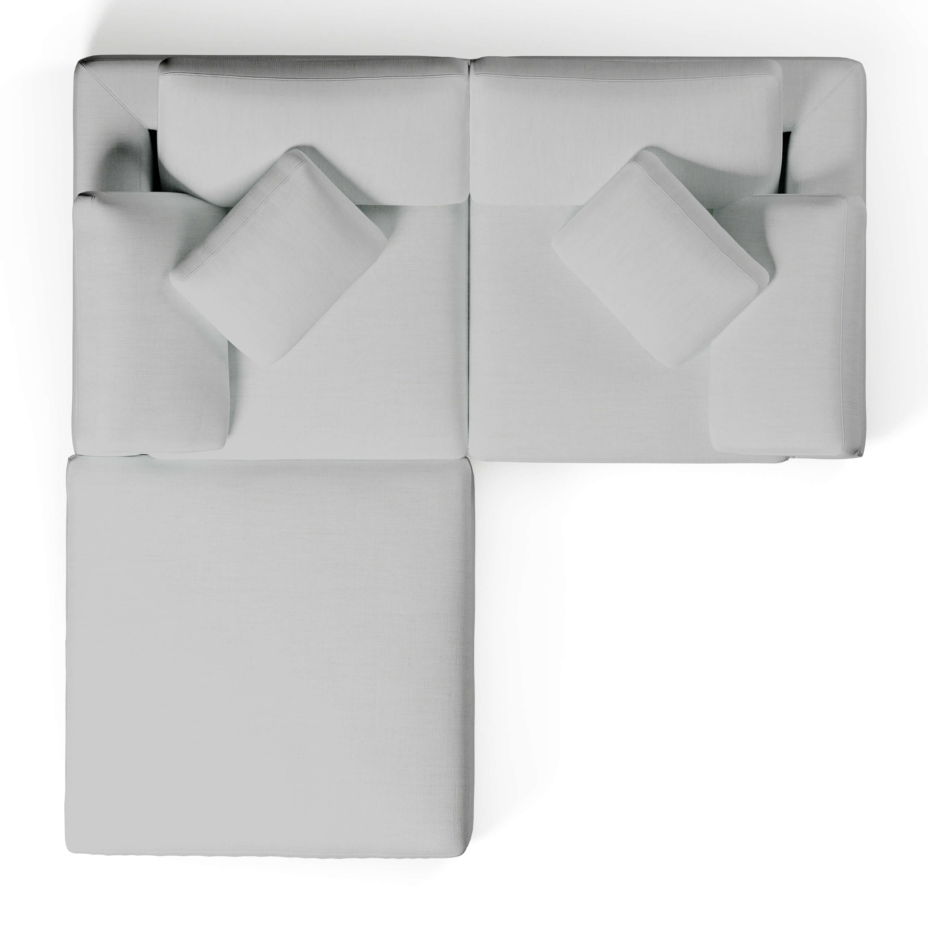 Modular Sofa with Ottoman | 2 Seater and Ottoman | Couch Haus