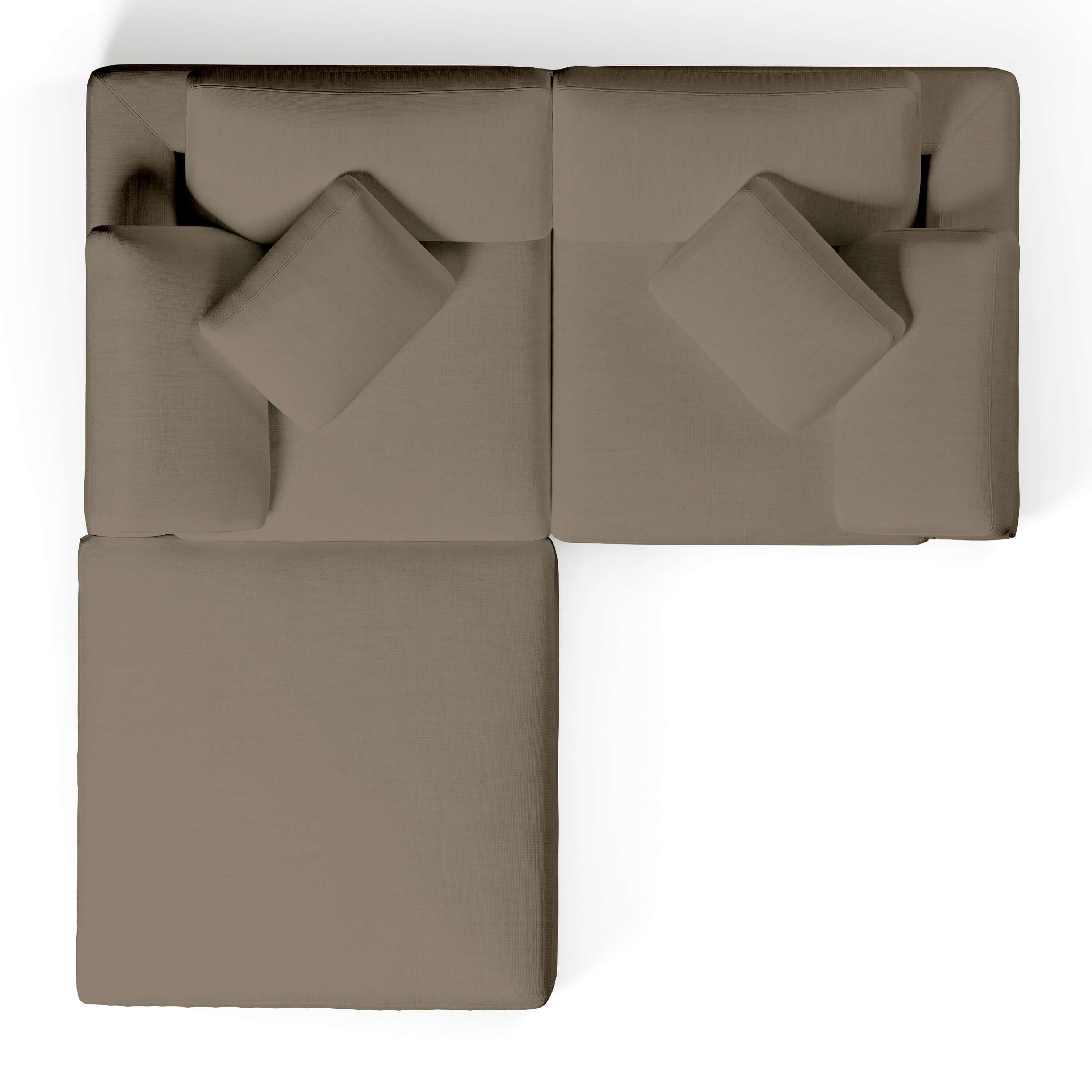 Comfy Modular Sofa - 2-Seater & Ottoman