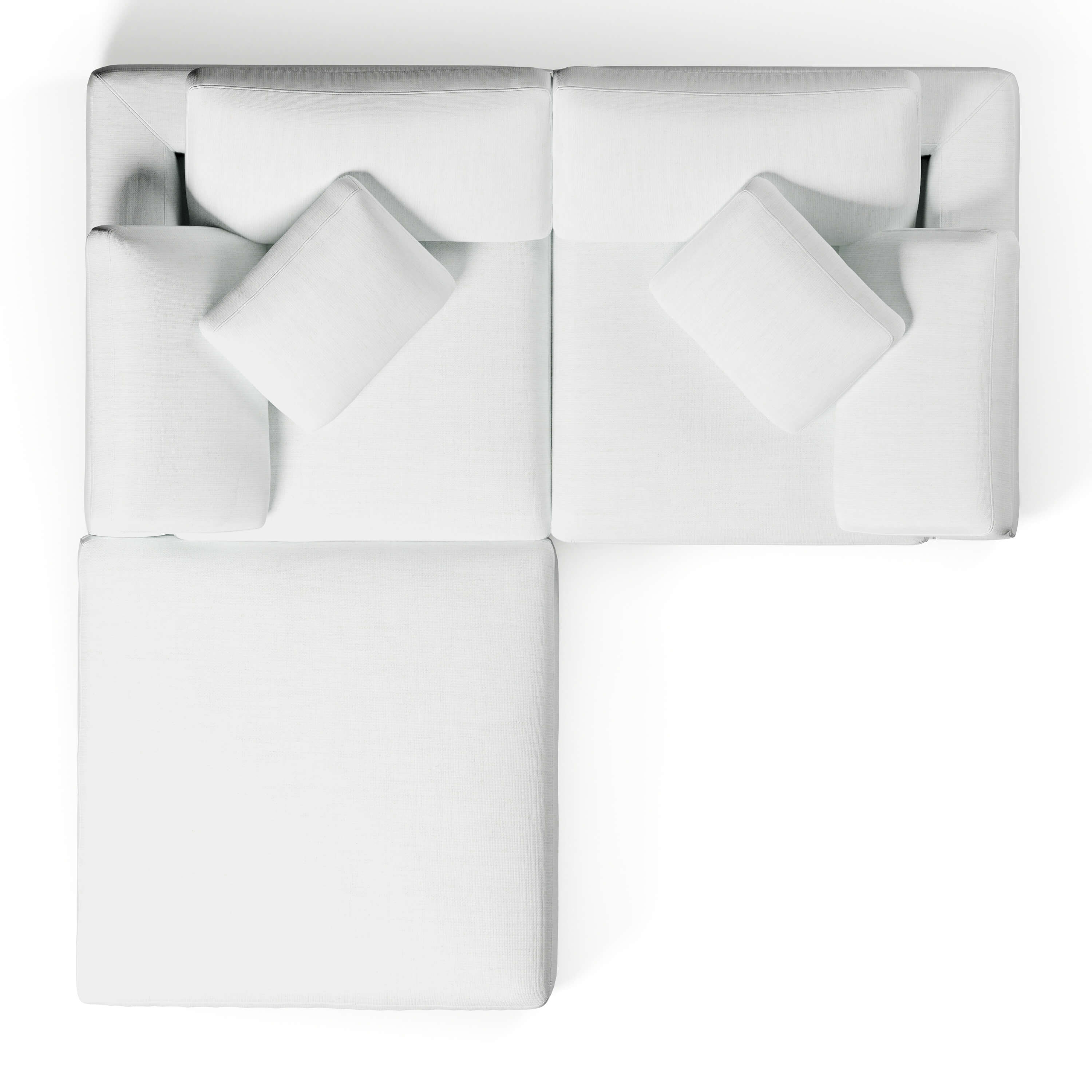 Modular Sofa with Ottoman | 2 Seater and Ottoman | Couch Haus