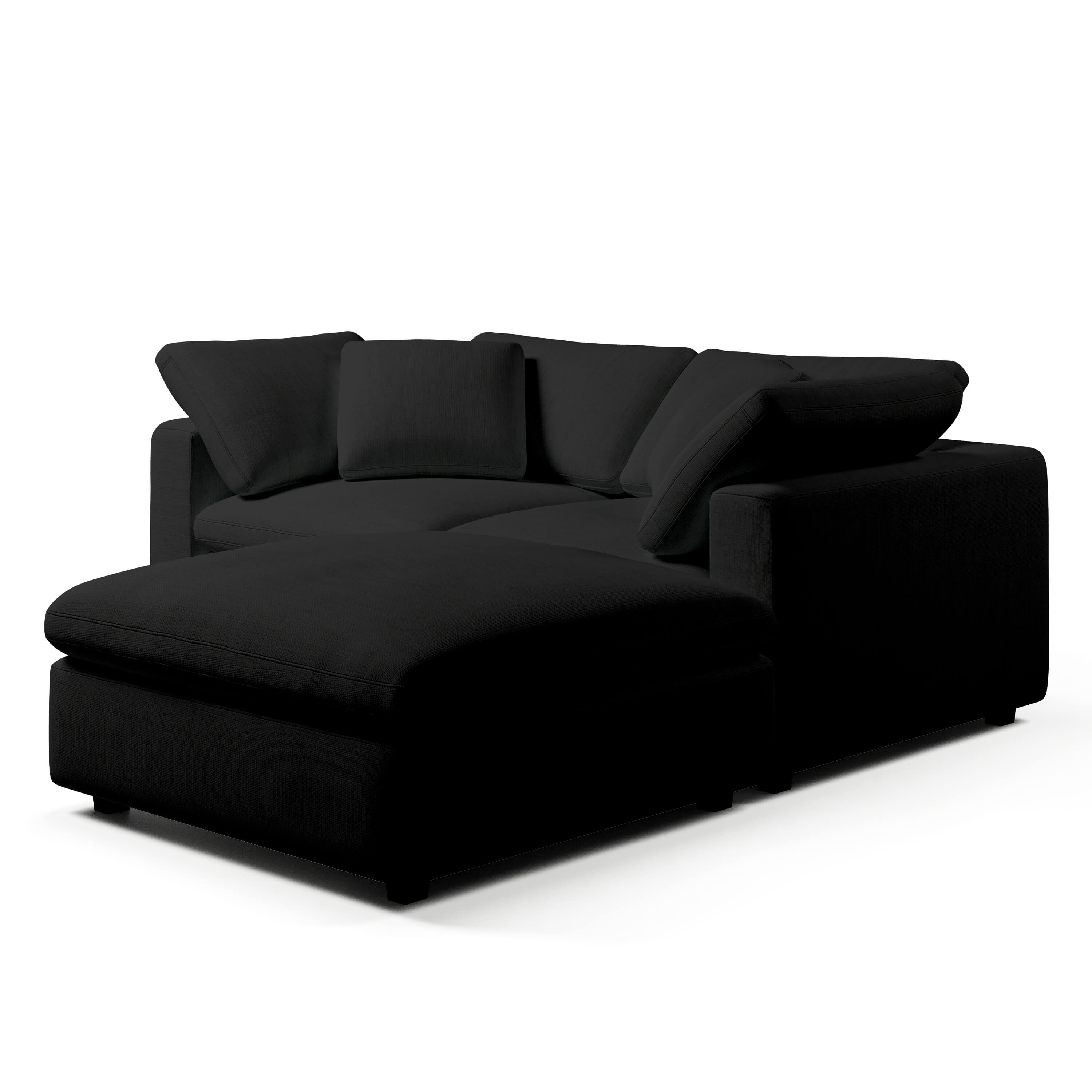 Comfy Modular Sofa - 2-Seater & Ottoman
