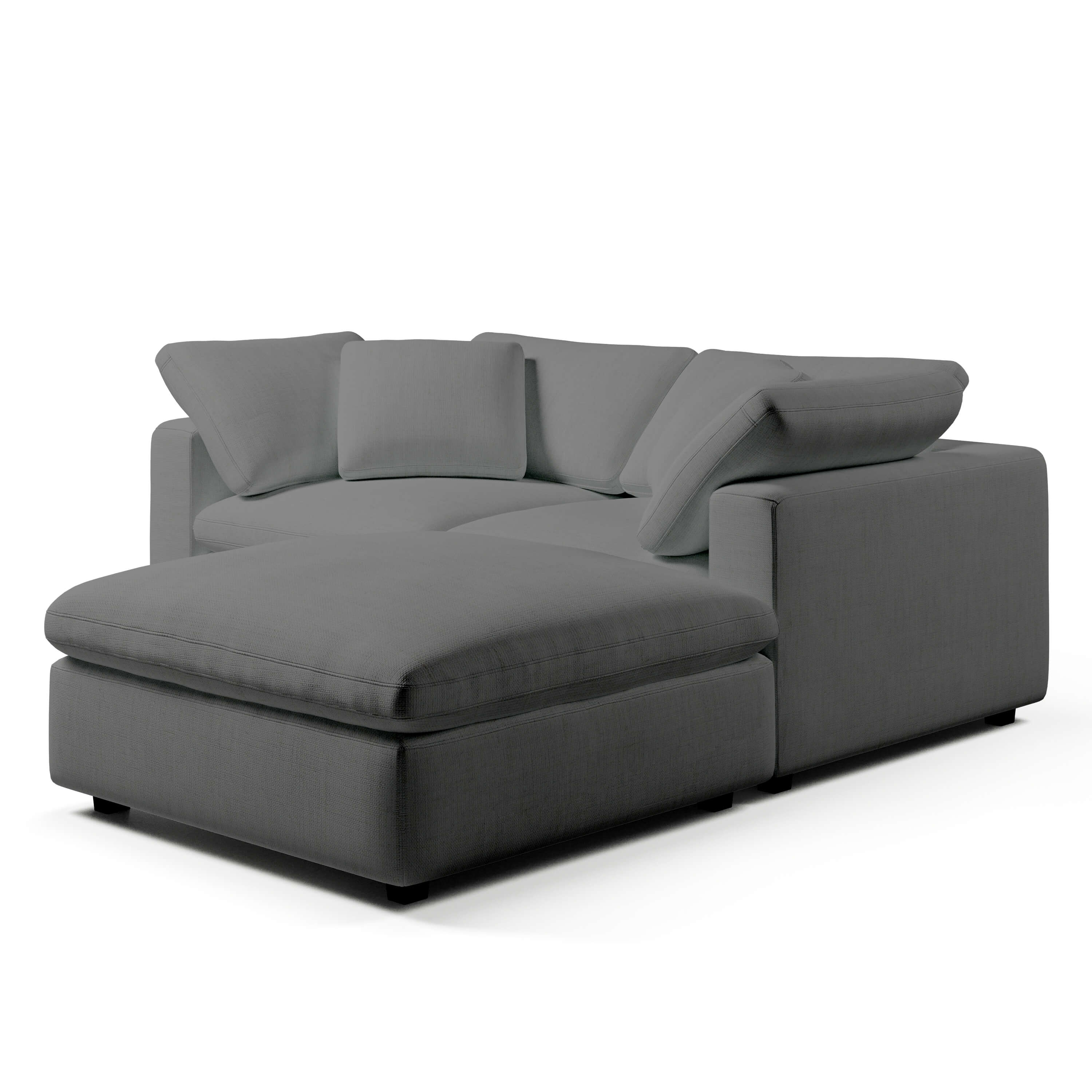 Modular Sofa with Ottoman | 2 Seater and Ottoman | Couch Haus