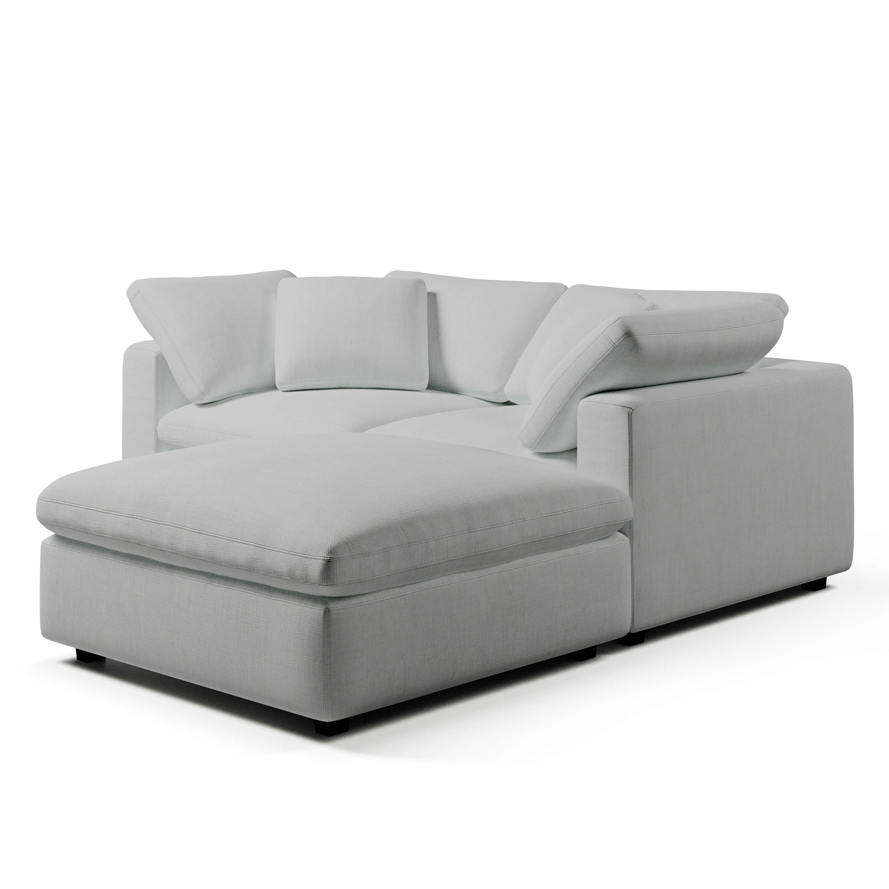 Modular Sofa with Ottoman | 2 Seater and Ottoman | Couch Haus