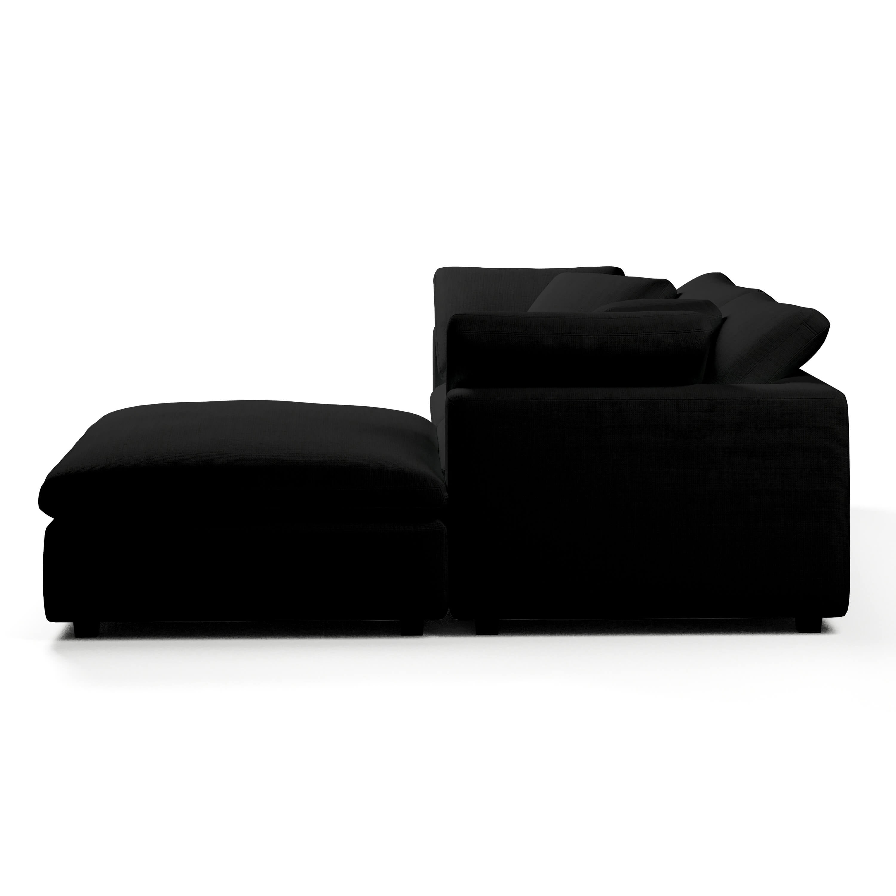 Comfy Modular Sofa - 2-Seater & Ottoman