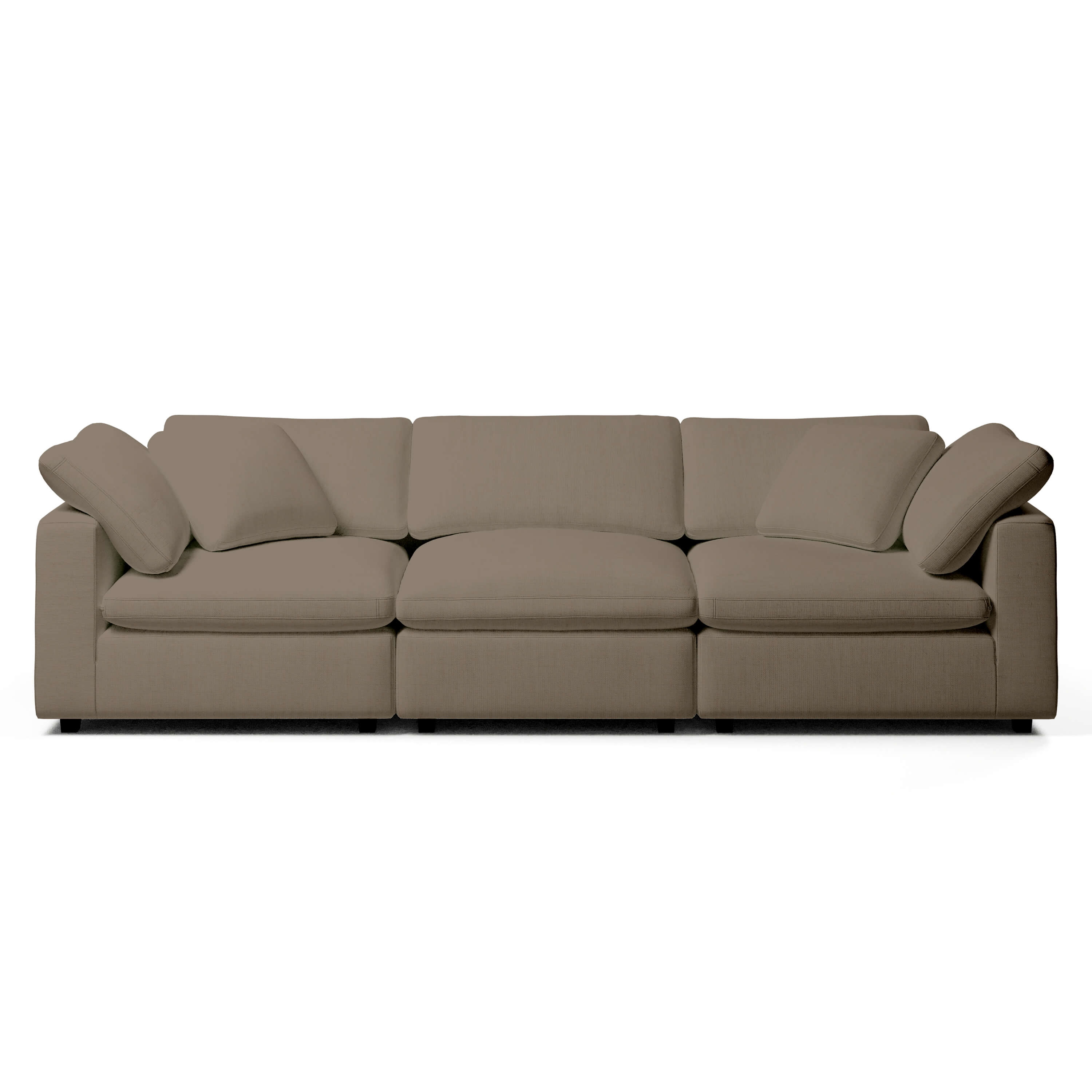 3 Seater White Sofa | Comfy Modular Sofa | Couch Haus