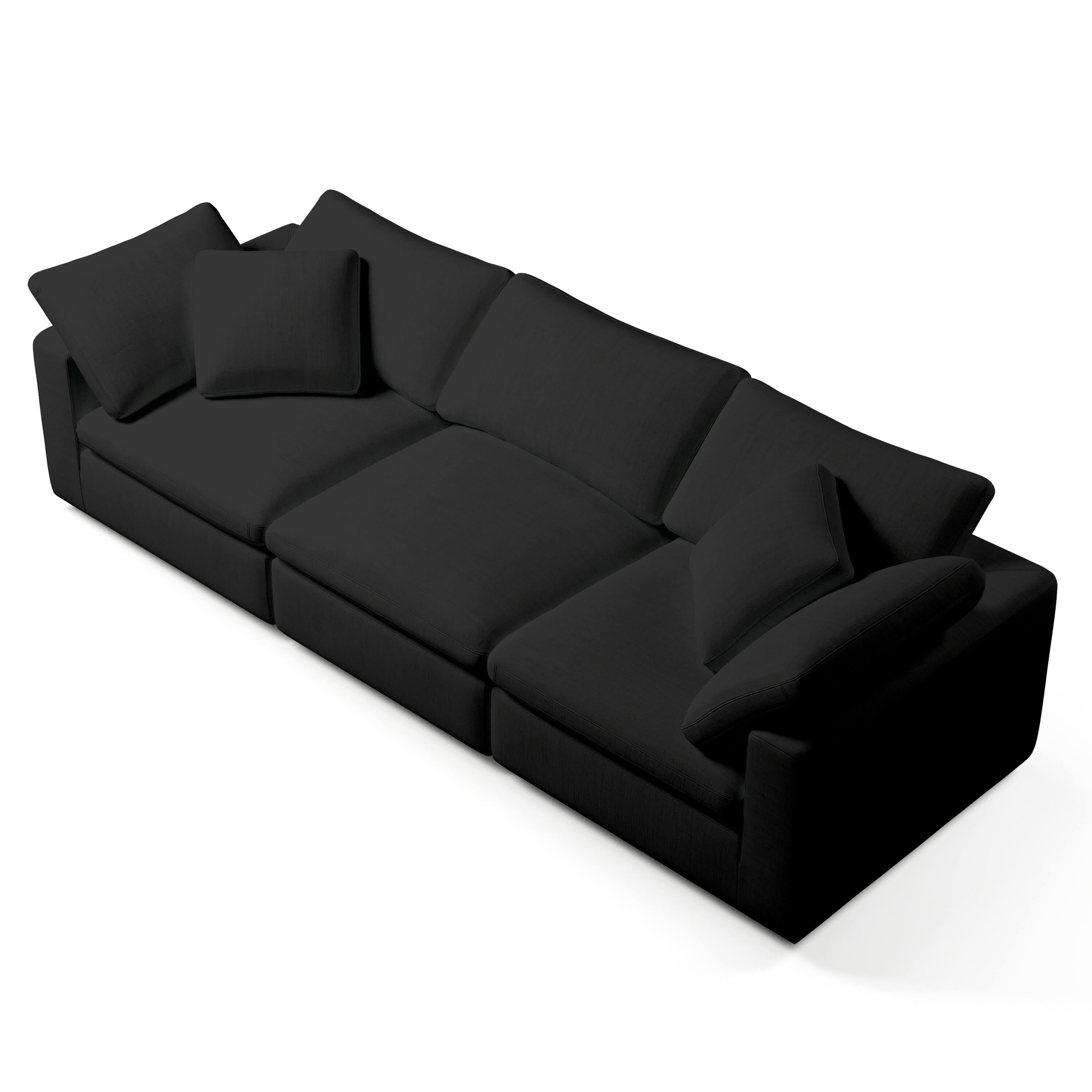 3 Seater White Sofa | Comfy Modular Sofa | Couch Haus