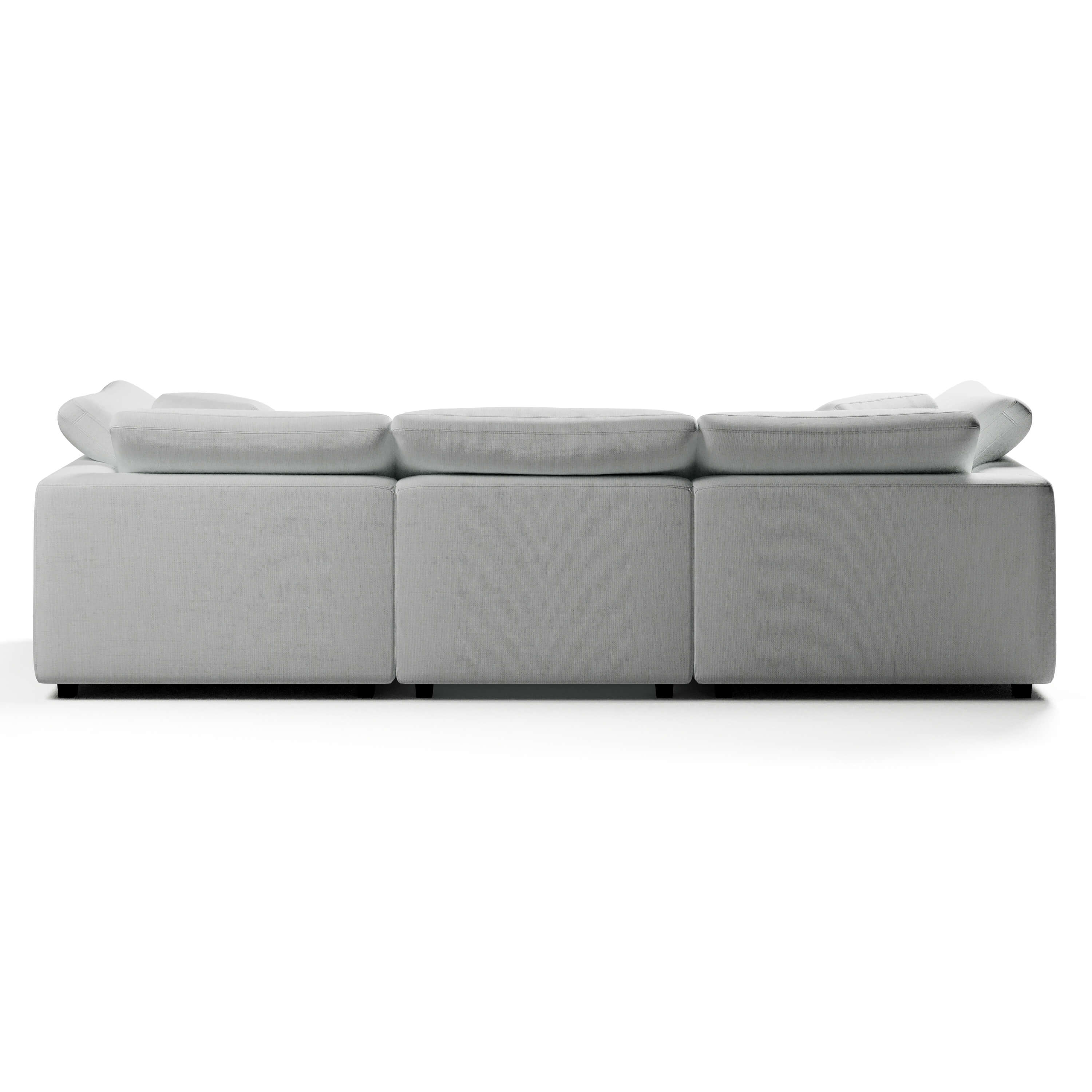 3 Seater White Sofa | Comfy Modular Sofa | Couch Haus