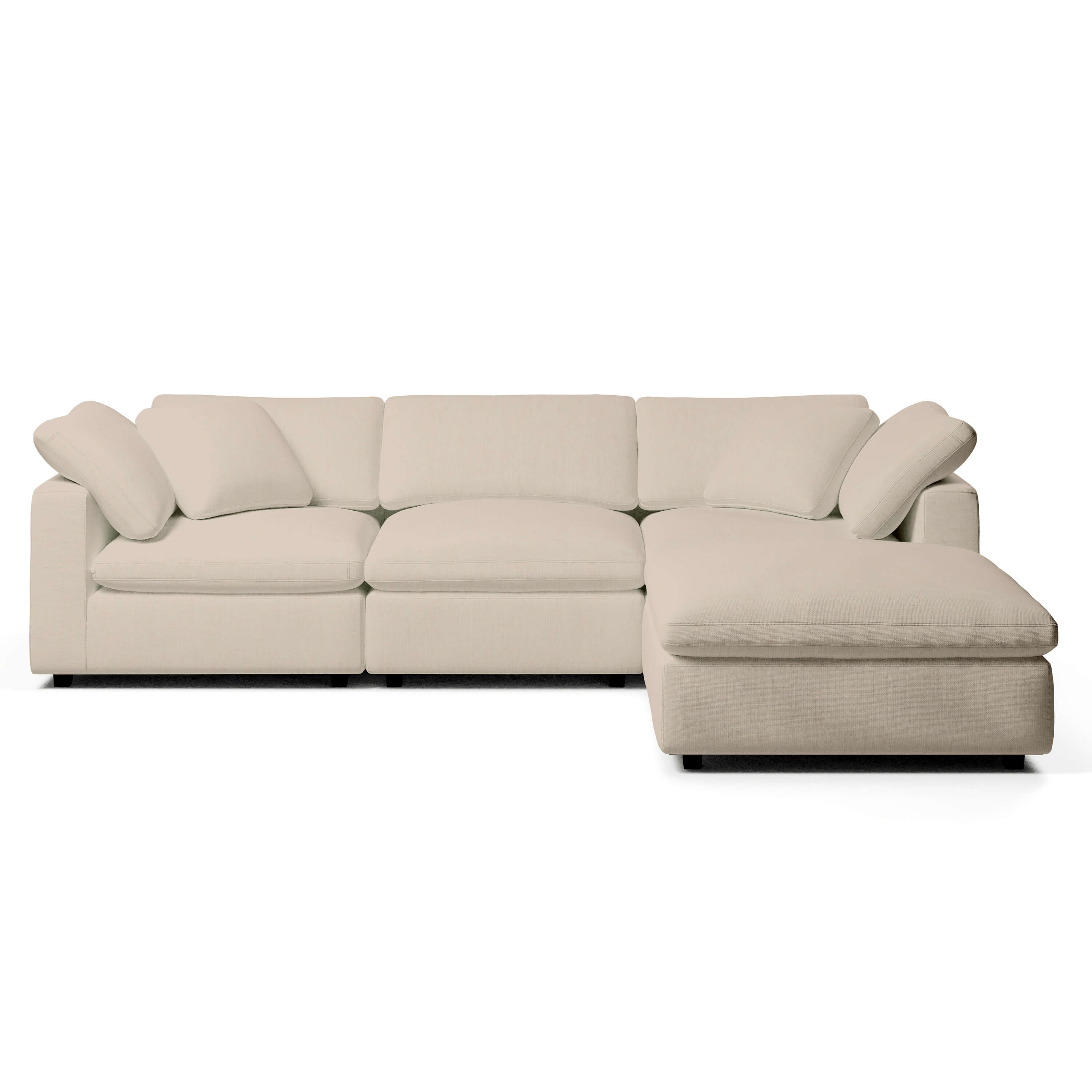 Modular Sofa Canada | 3-Seater and Ottoman | Couch Haus