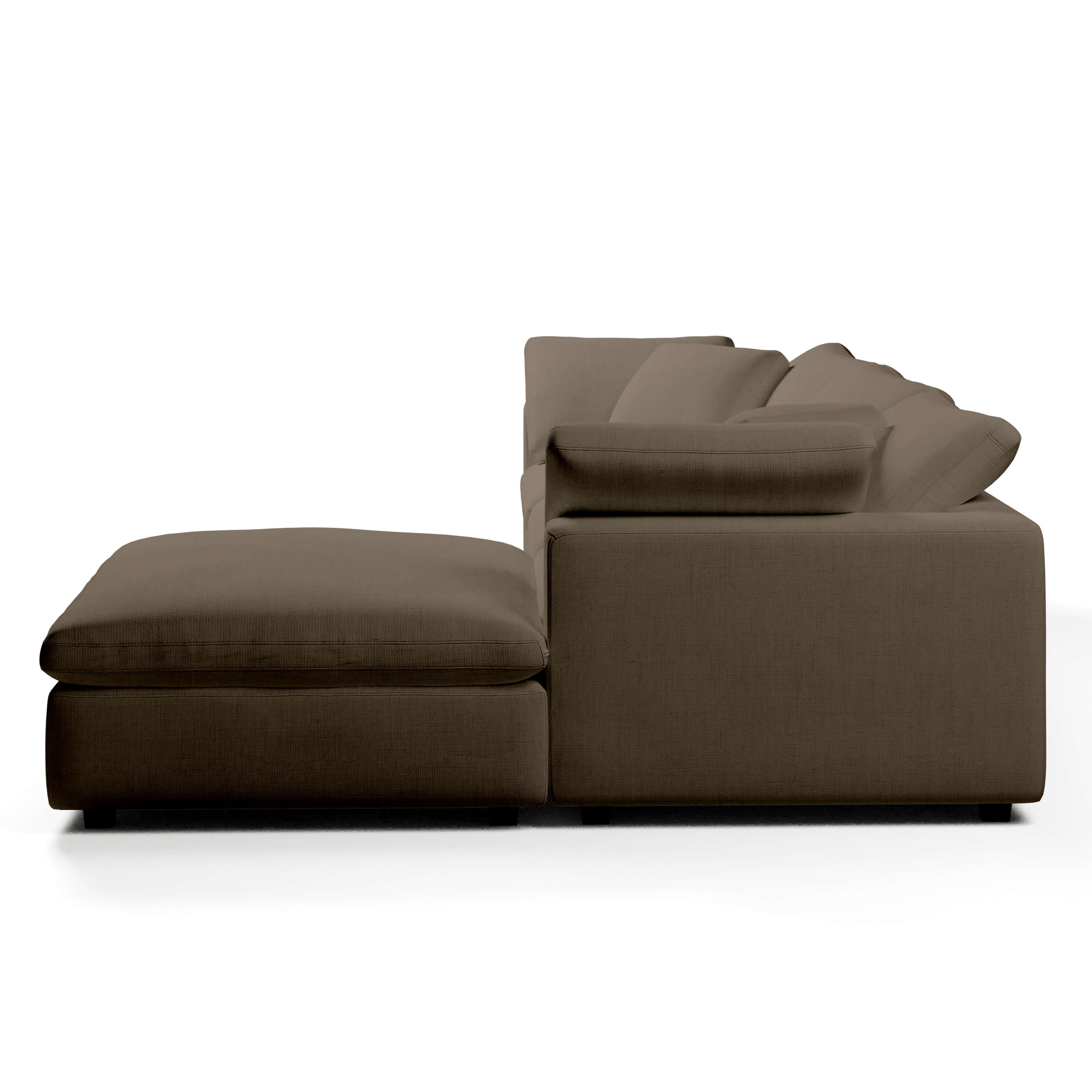 Comfy Modular Sofa - 3-Seater & Ottoman