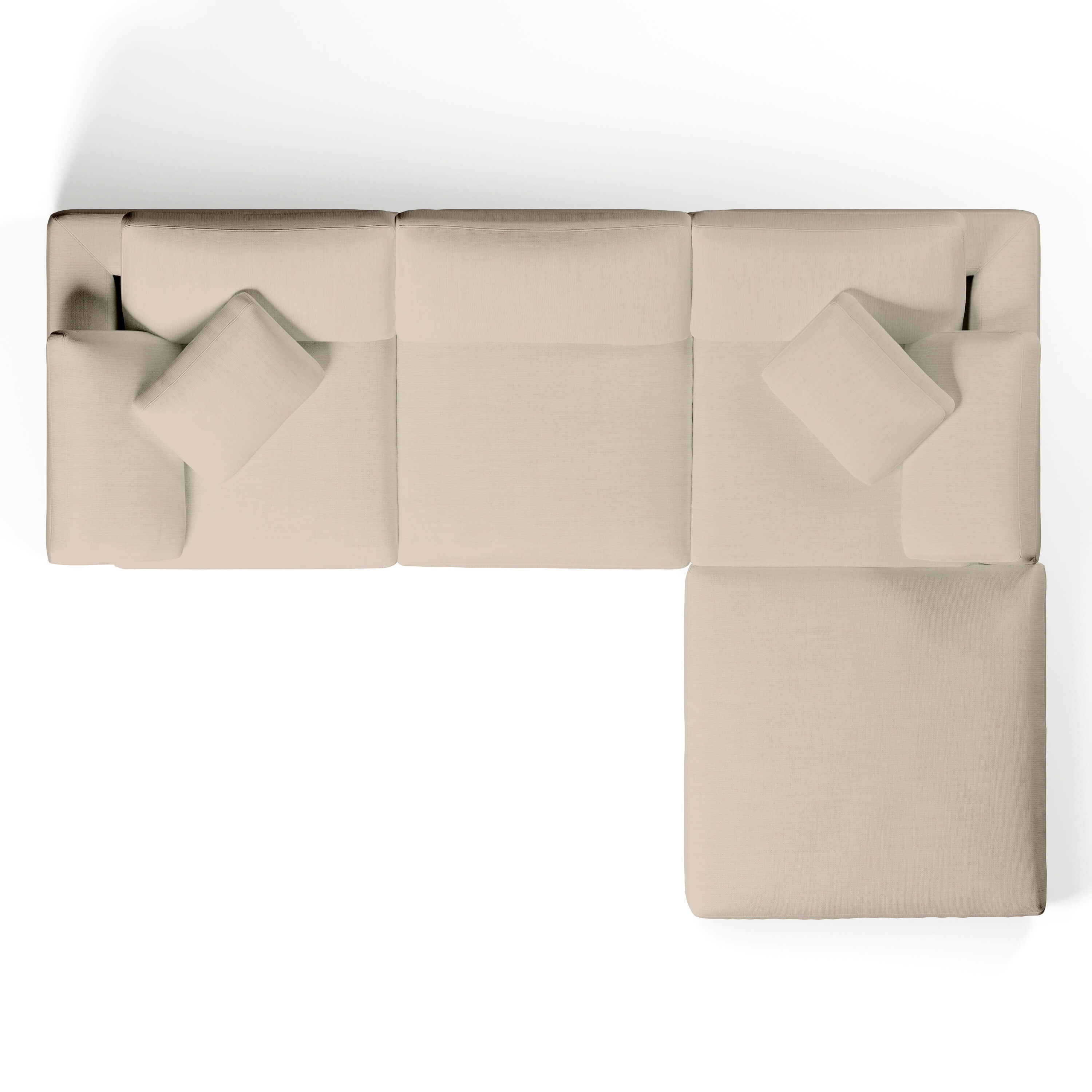 Modular Sofa Canada | 3-Seater and Ottoman | Couch Haus