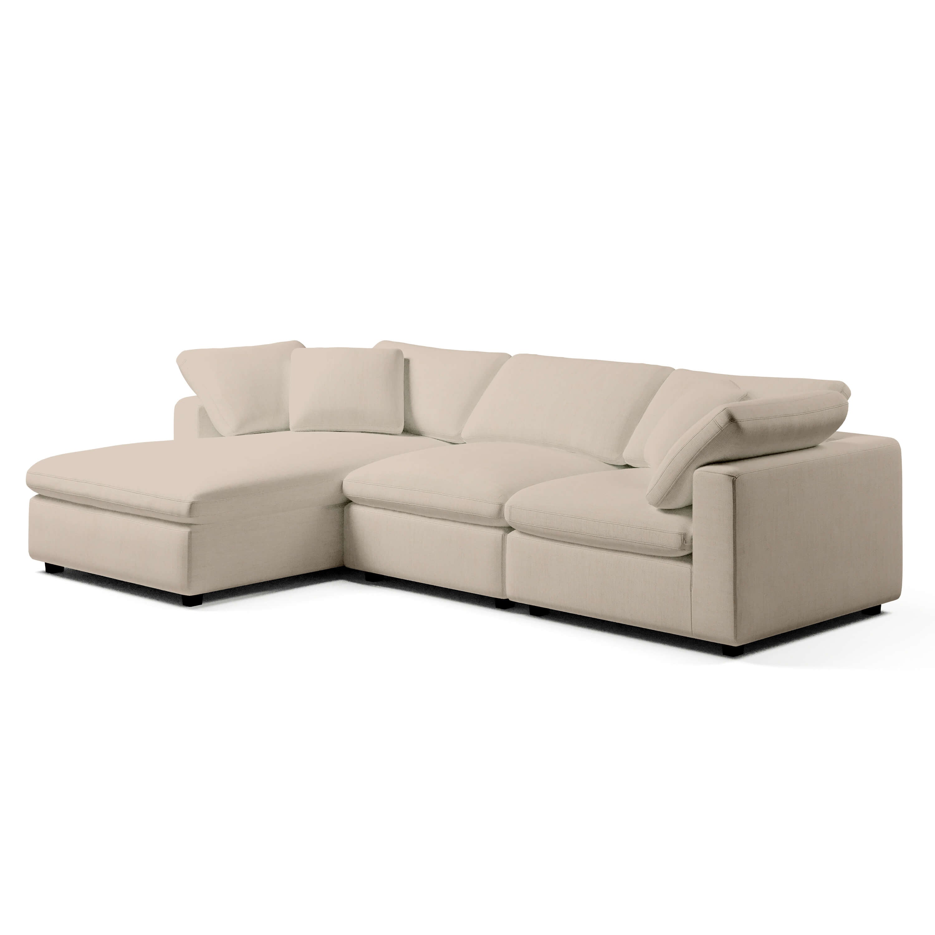 3 Seater Chaise Sofa | Left Hand Facing Sofa | Couch Haus