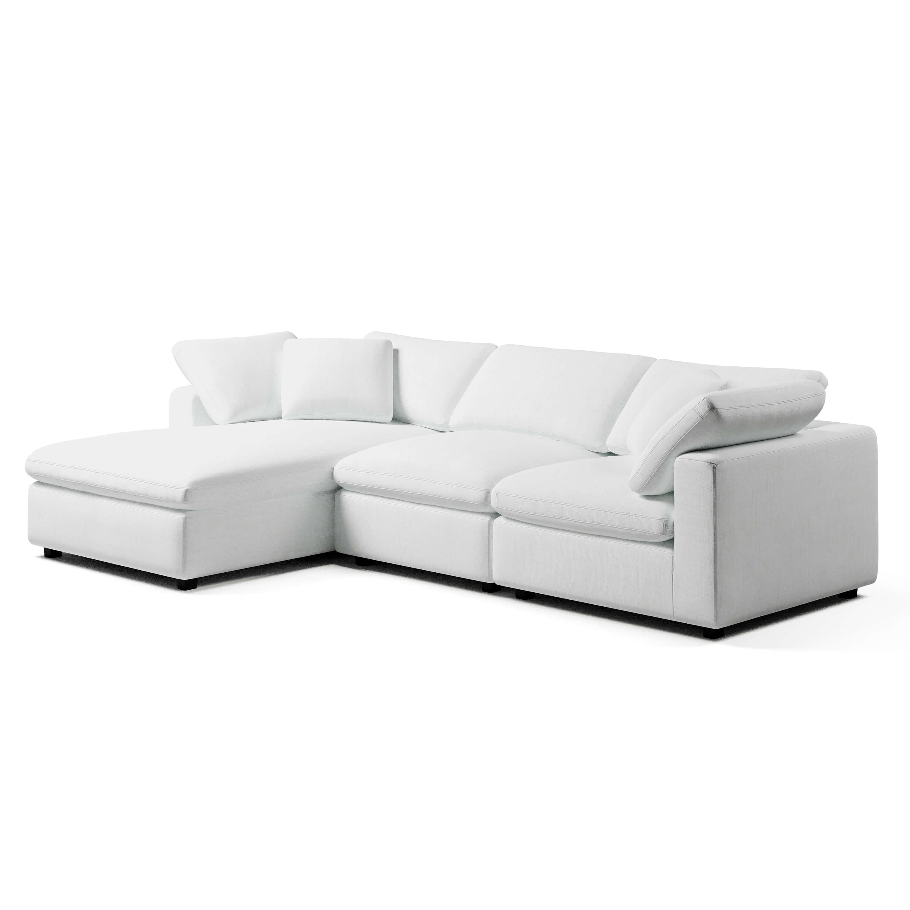 3 Seater Chaise Sofa | Left Hand Facing Sofa | Couch Haus