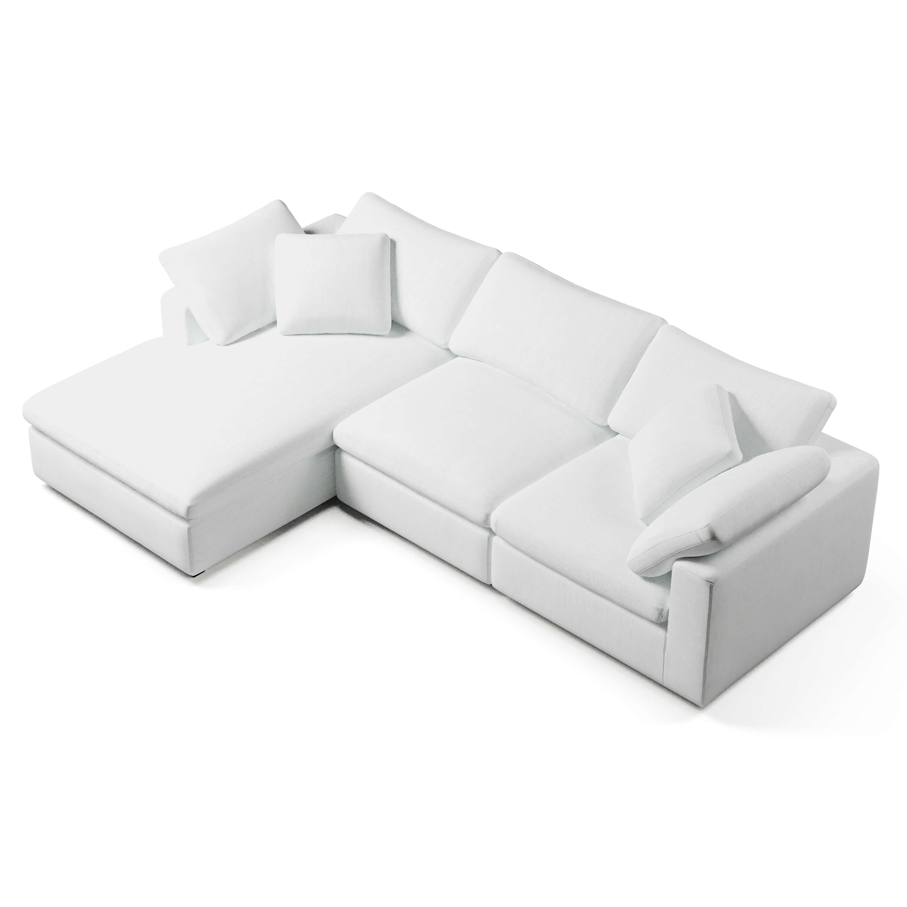 3 Seater Chaise Sofa | Left Hand Facing Sofa | Couch Haus