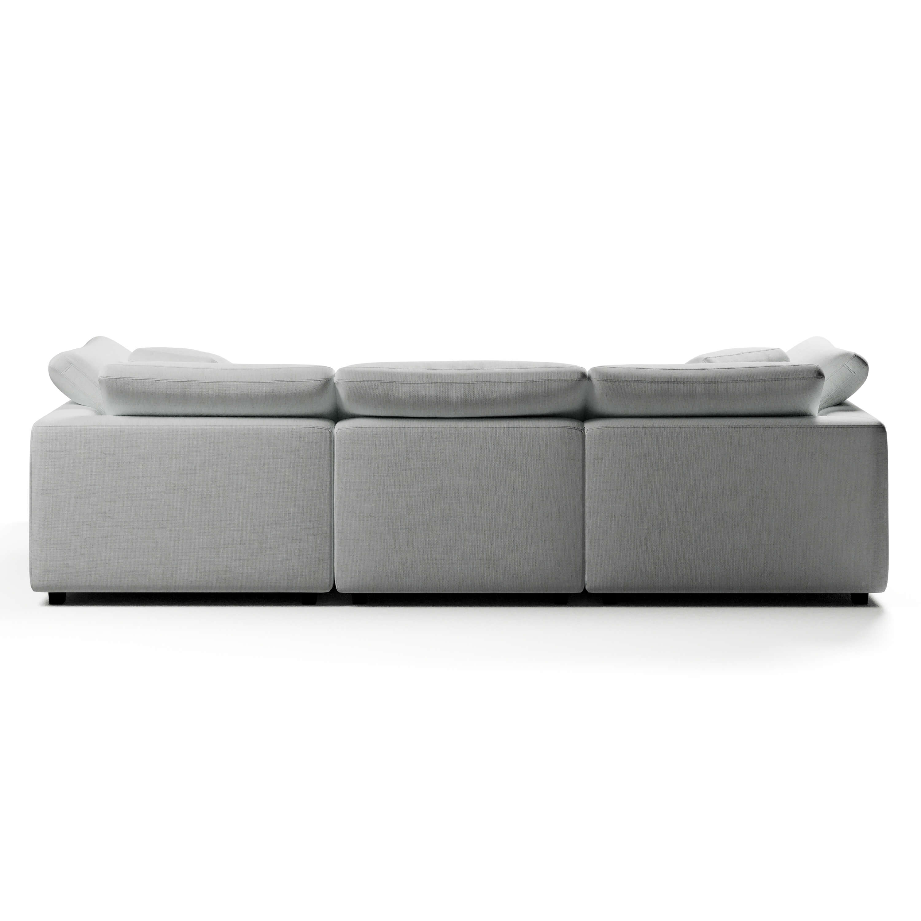 White Chaise Sofa | Modular 3 Seater Sofa | Couch Haus
