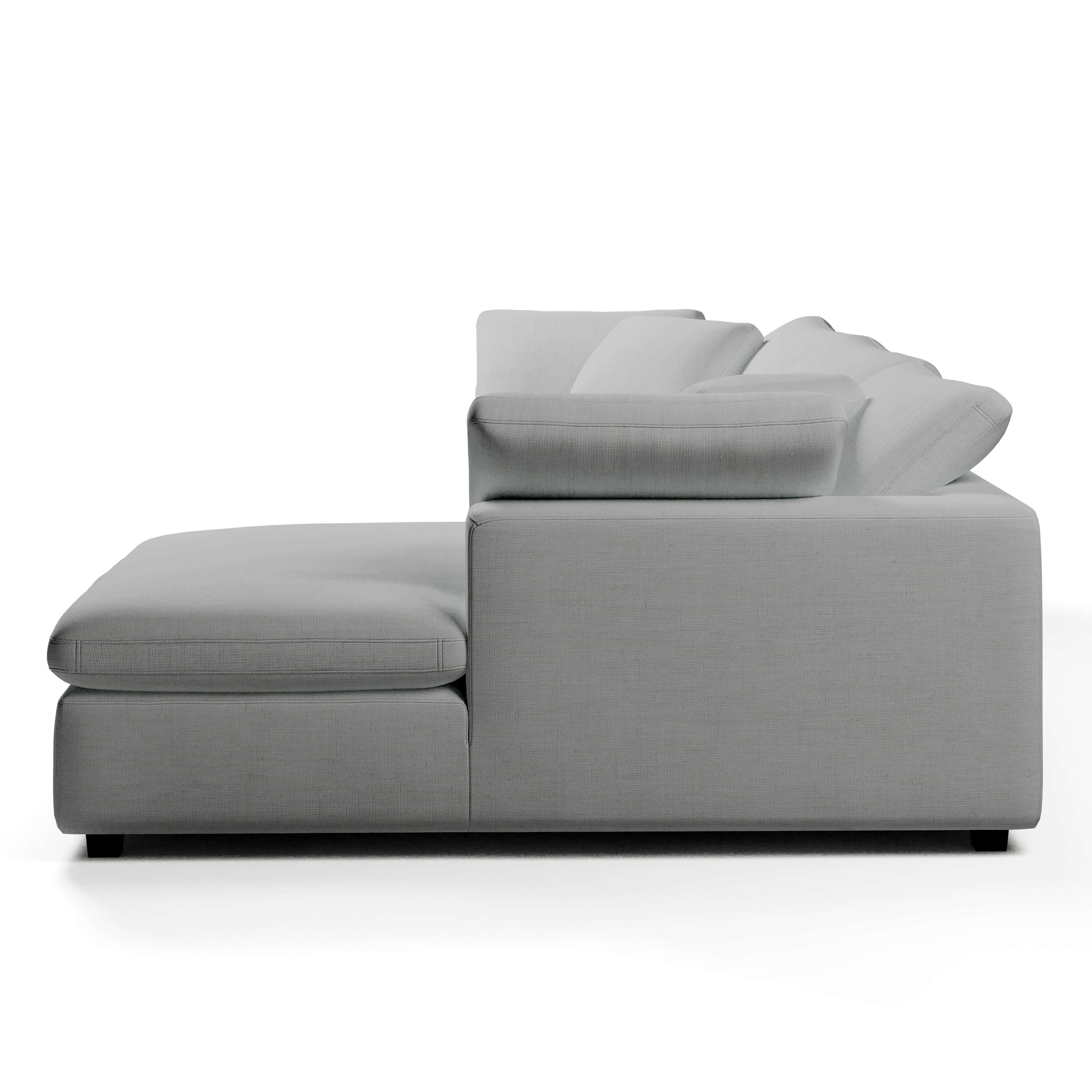 White Chaise Sofa | Modular 3 Seater Sofa | Couch Haus