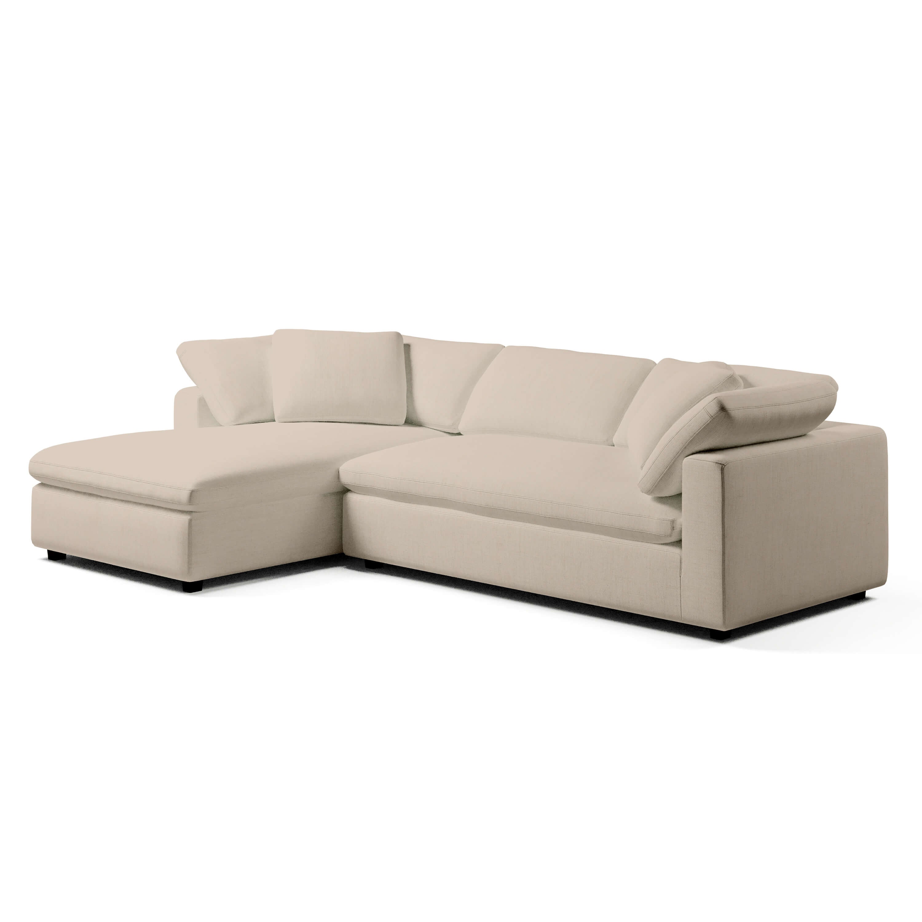 3 Seater Sofa with Chaise | Left-Arm Chaise Bench | Couch Haus
