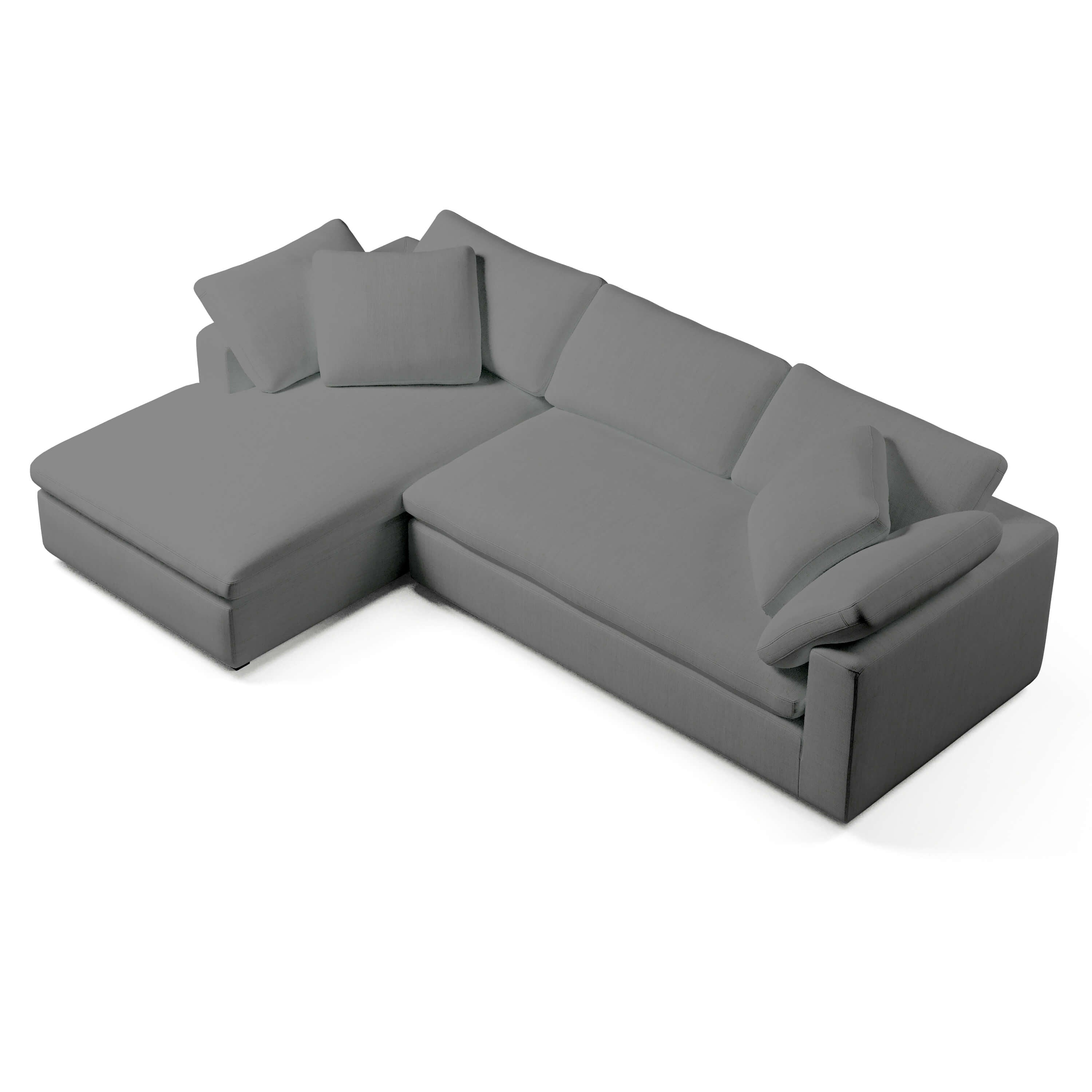 3 Seater Sofa with Chaise | Left-Arm Chaise Bench | Couch Haus